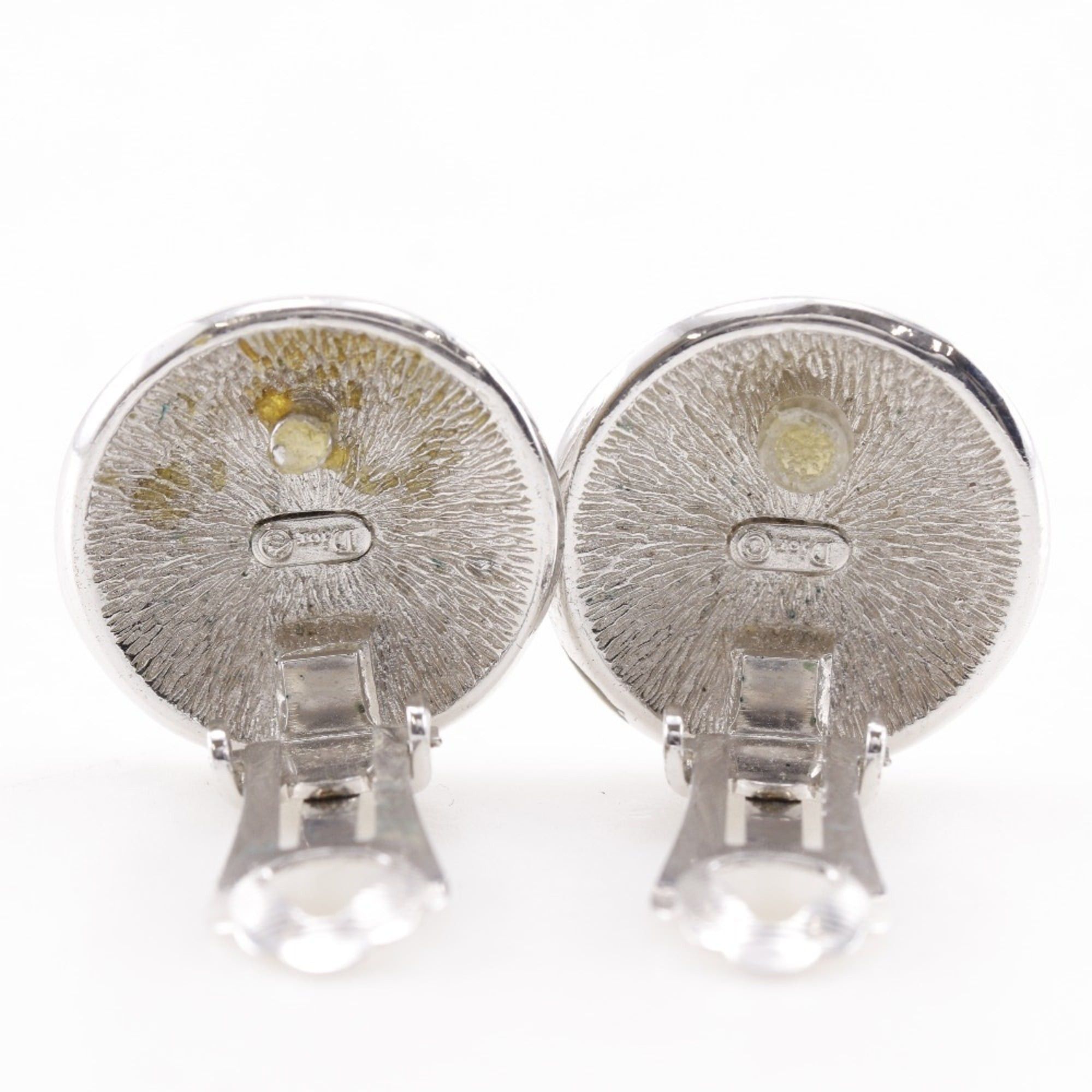 Dior Christian Dior Trotter Earrings, Metal, Silver, Approx. 10.6g, Women's. Size ONE SIZE - 4 Thumbnail