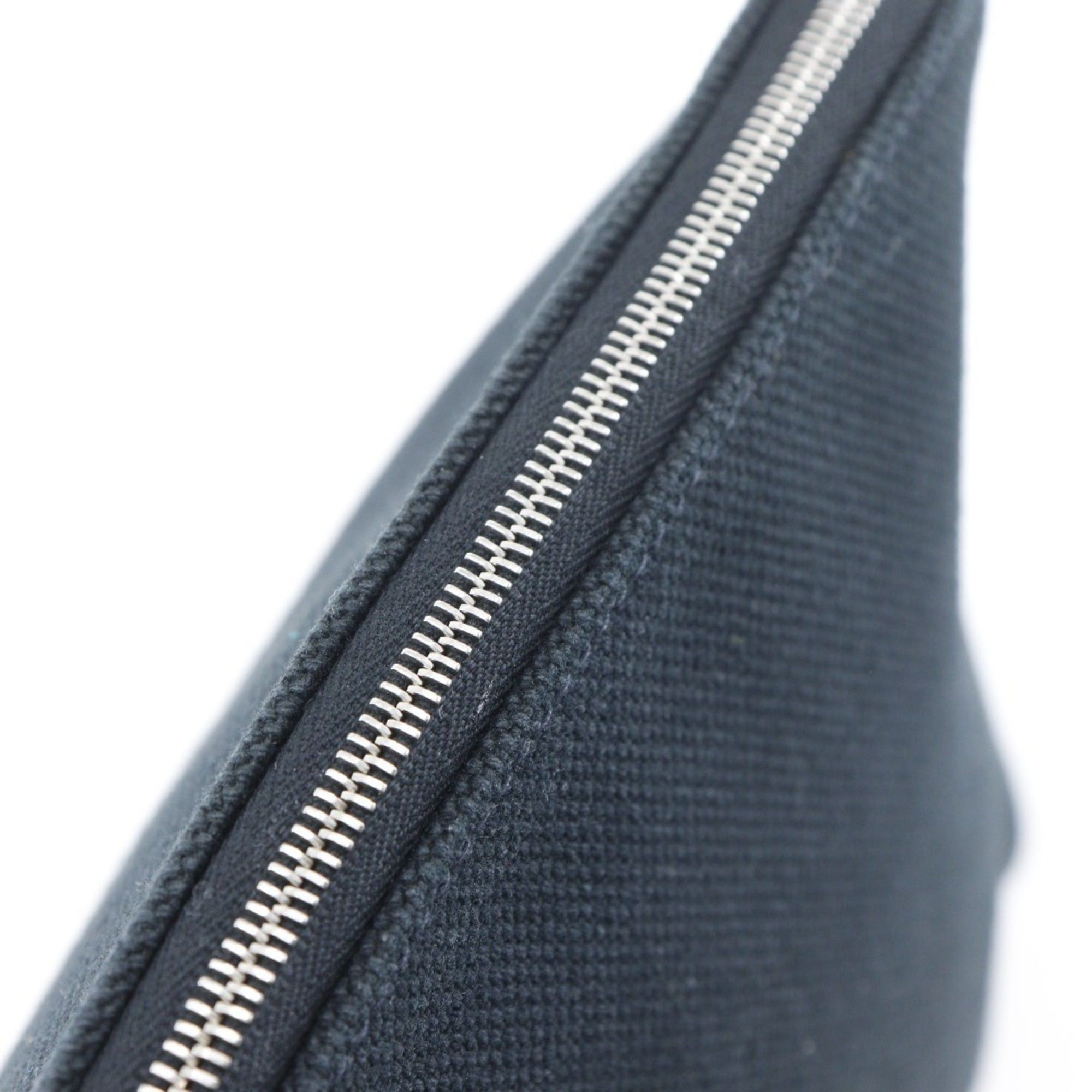 Hermes Hermes EEEBOO Pouch, Canvas, 2006, Black, Unisex Size ONE SIZE - 11 Thumbnail