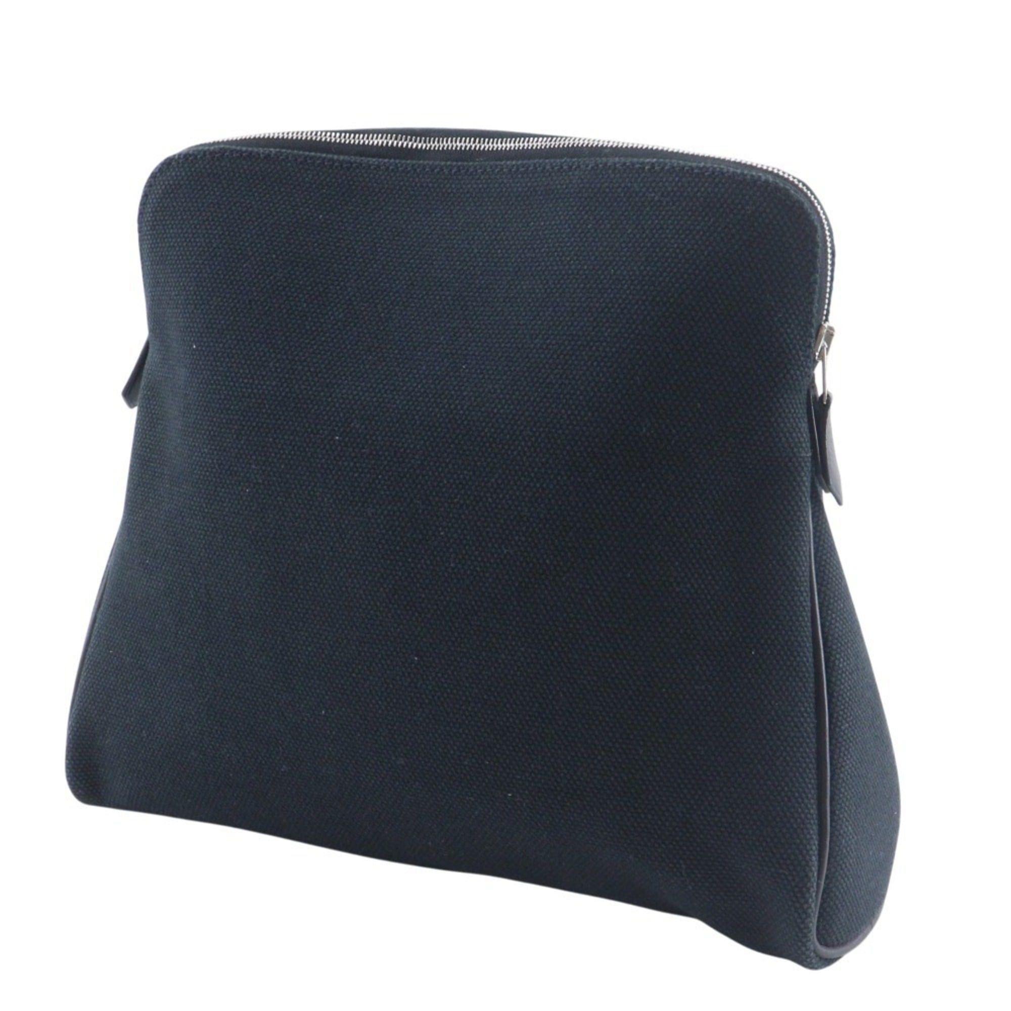 Hermes Hermes EEEBOO Pouch, Canvas, 2006, Black, Unisex Size ONE SIZE - 2 Thumbnail