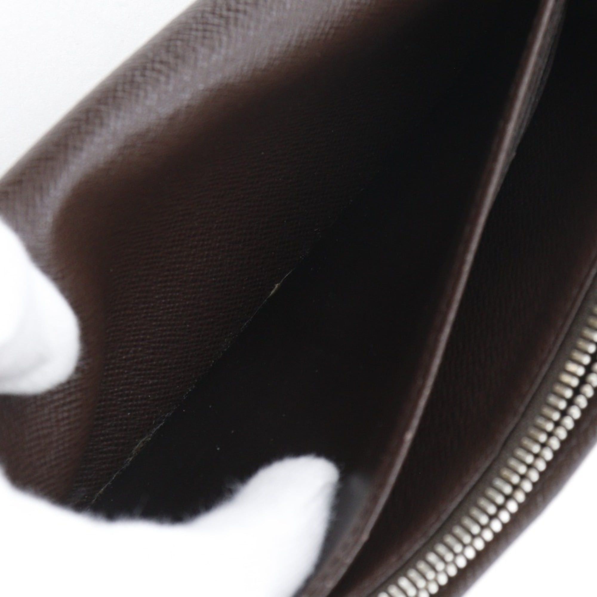 Louis Vuitton Louis Vuitton Portefeuille Sarah Long Wallet N61734 Damier Canvas 2012 Brown CA2172 Snap Button Women's Size ONE SIZE - 7 Thumbnail