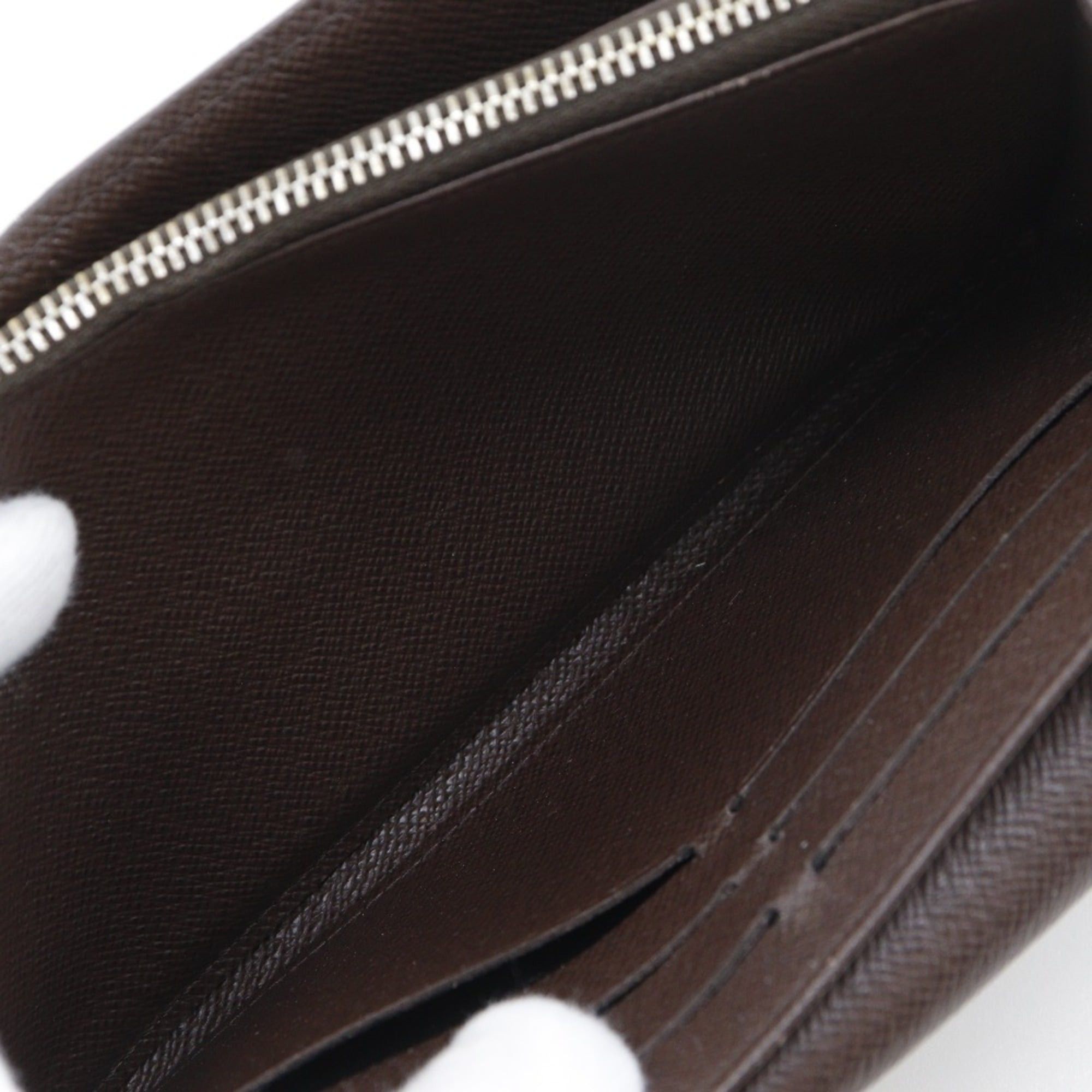 Louis Vuitton Louis Vuitton Portefeuille Sarah Long Wallet N61734 Damier Canvas 2012 Brown CA2172 Snap Button Women's Size ONE SIZE - 9 Thumbnail