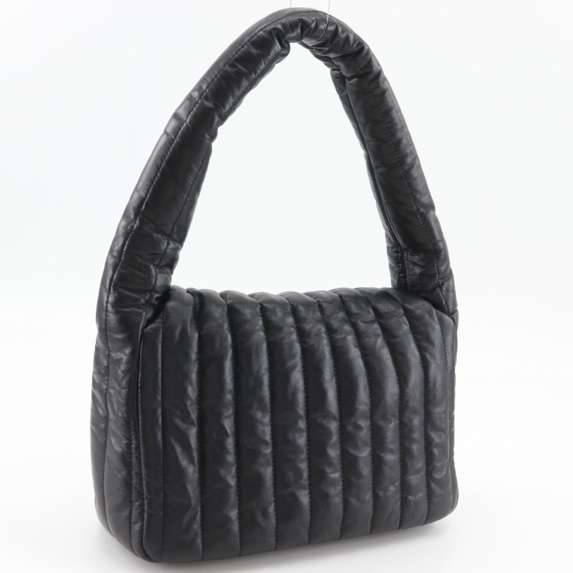 Balenciaga Balenciaga Monaco Shoulder Bag, Quilted, Calfskin, Black, A5 Size, Turn-Lock, Women's, 787896 Size ONE SIZE - 3 Thumbnail