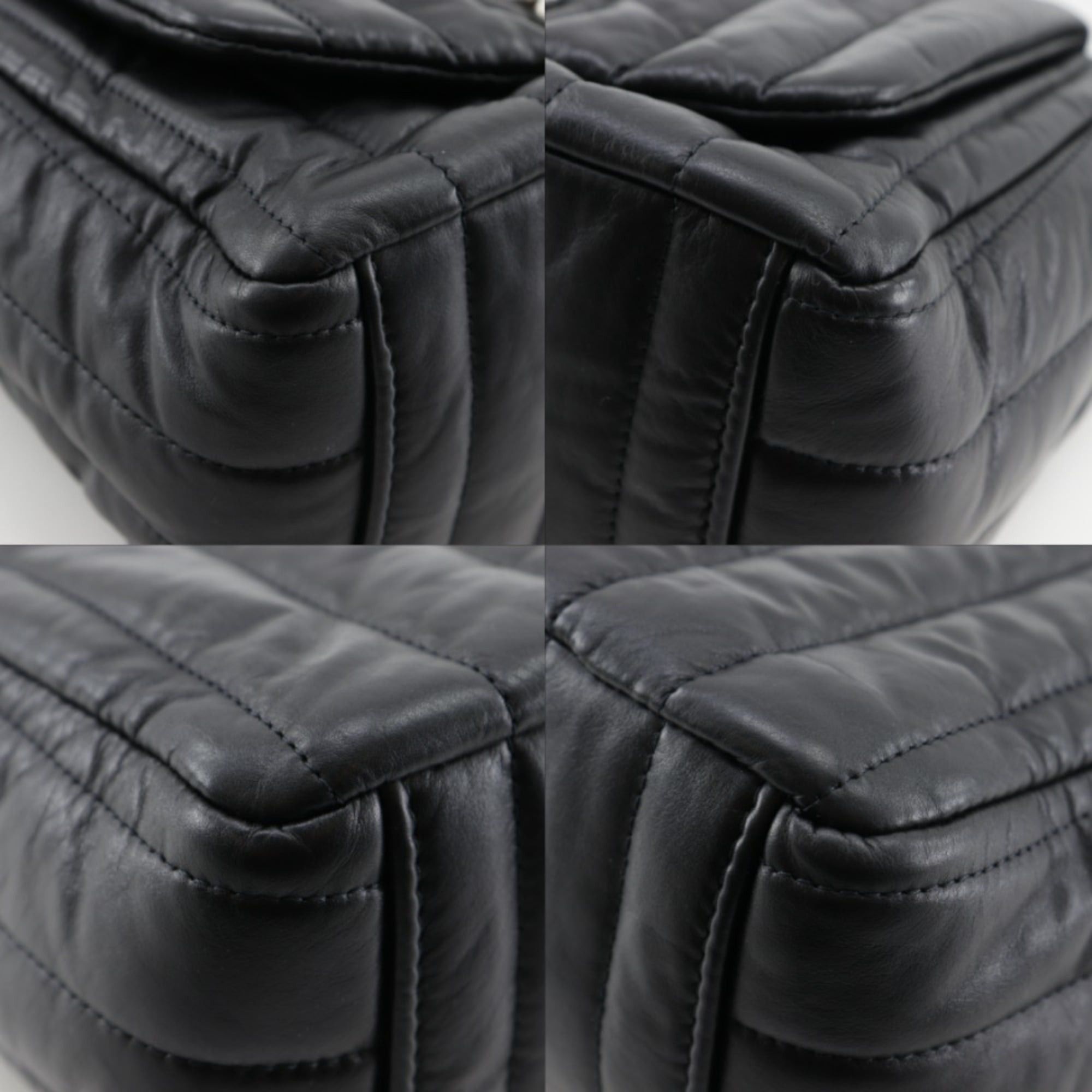 Balenciaga Balenciaga Monaco Shoulder Bag, Quilted, Calfskin, Black, A5 Size, Turn-Lock, Women's, 787896 Size ONE SIZE - 4 Thumbnail