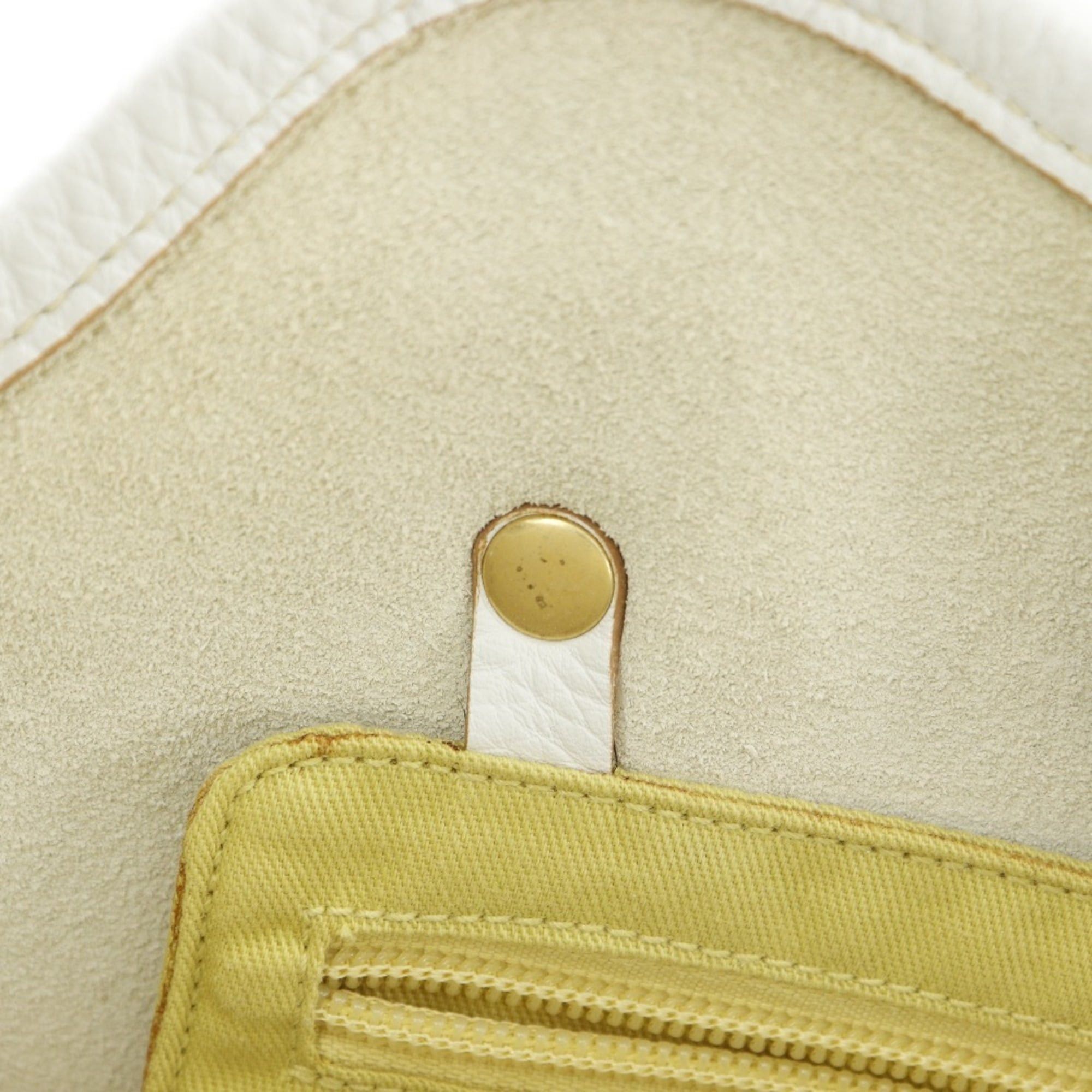 Salvatore Ferragamo Salvatore Ferragamo tote bag AU-21 7286 calfskin white A5 magnetic closure women's Size ONE SIZE - 13 Thumbnail