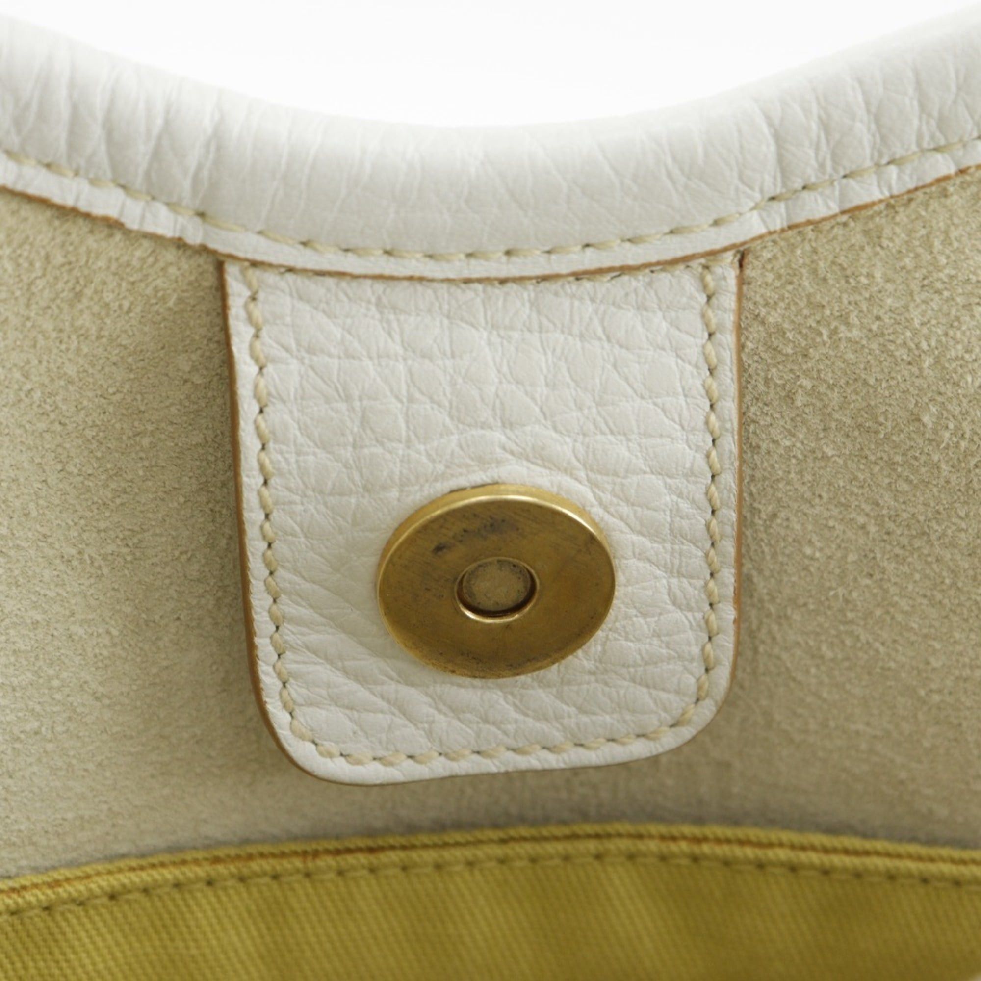 Salvatore Ferragamo Salvatore Ferragamo tote bag AU-21 7286 calfskin white A5 magnetic closure women's Size ONE SIZE - 10 Thumbnail