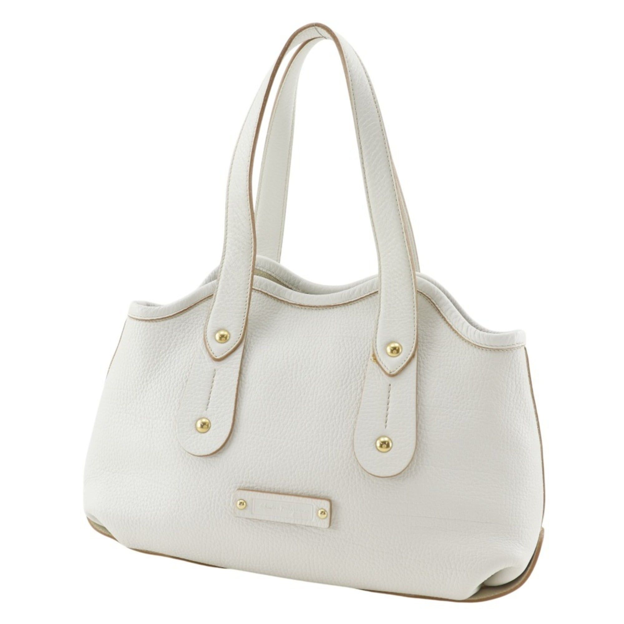 Salvatore Ferragamo Salvatore Ferragamo tote bag AU-21 7286 calfskin white A5 magnetic closure women's Size ONE SIZE - 2 Thumbnail