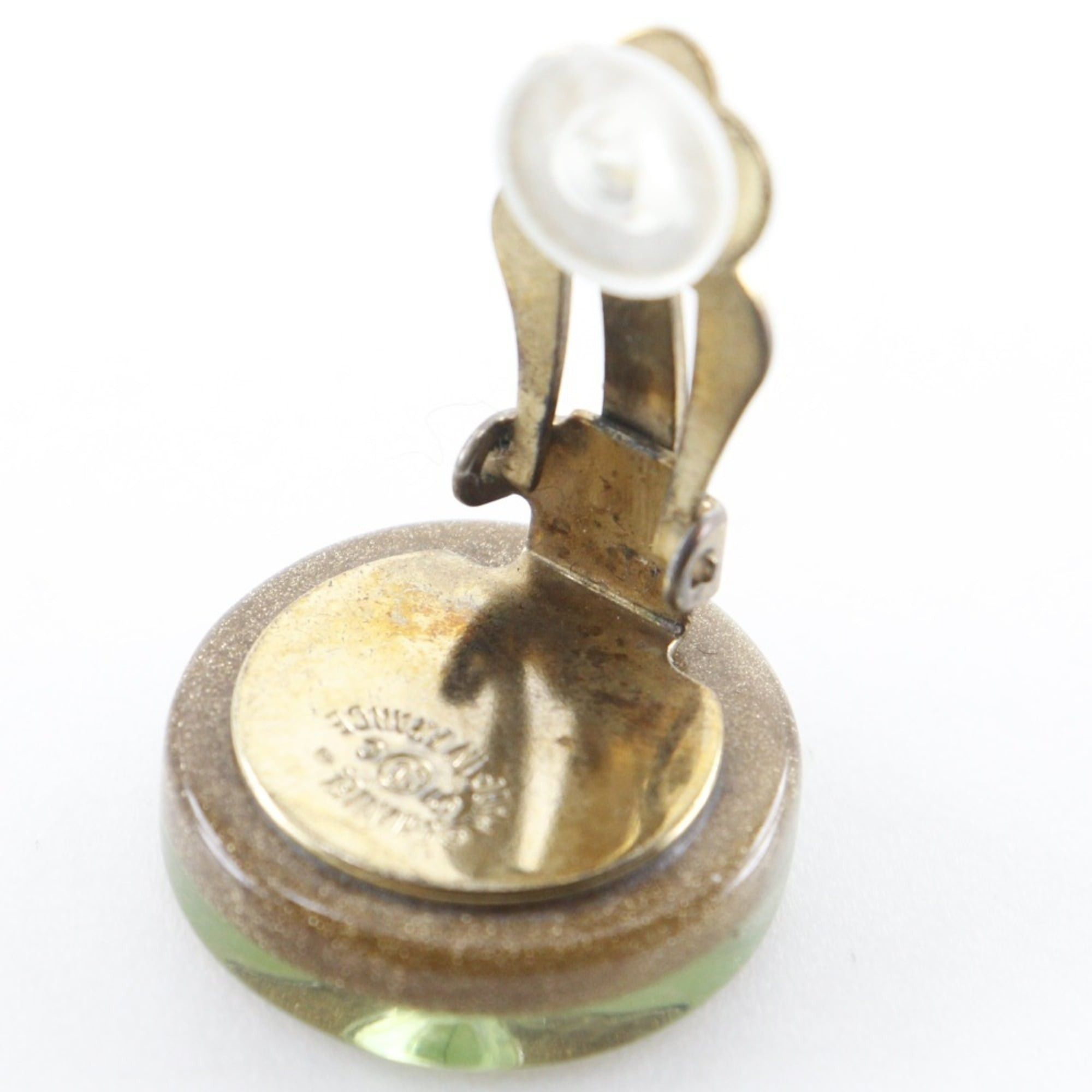 Chanel Chanel Clover Earrings, Plastic x Gold Plated, 2001, 01C, Clover, Approx. 8g, Women's. Size ONE SIZE - 12 Thumbnail