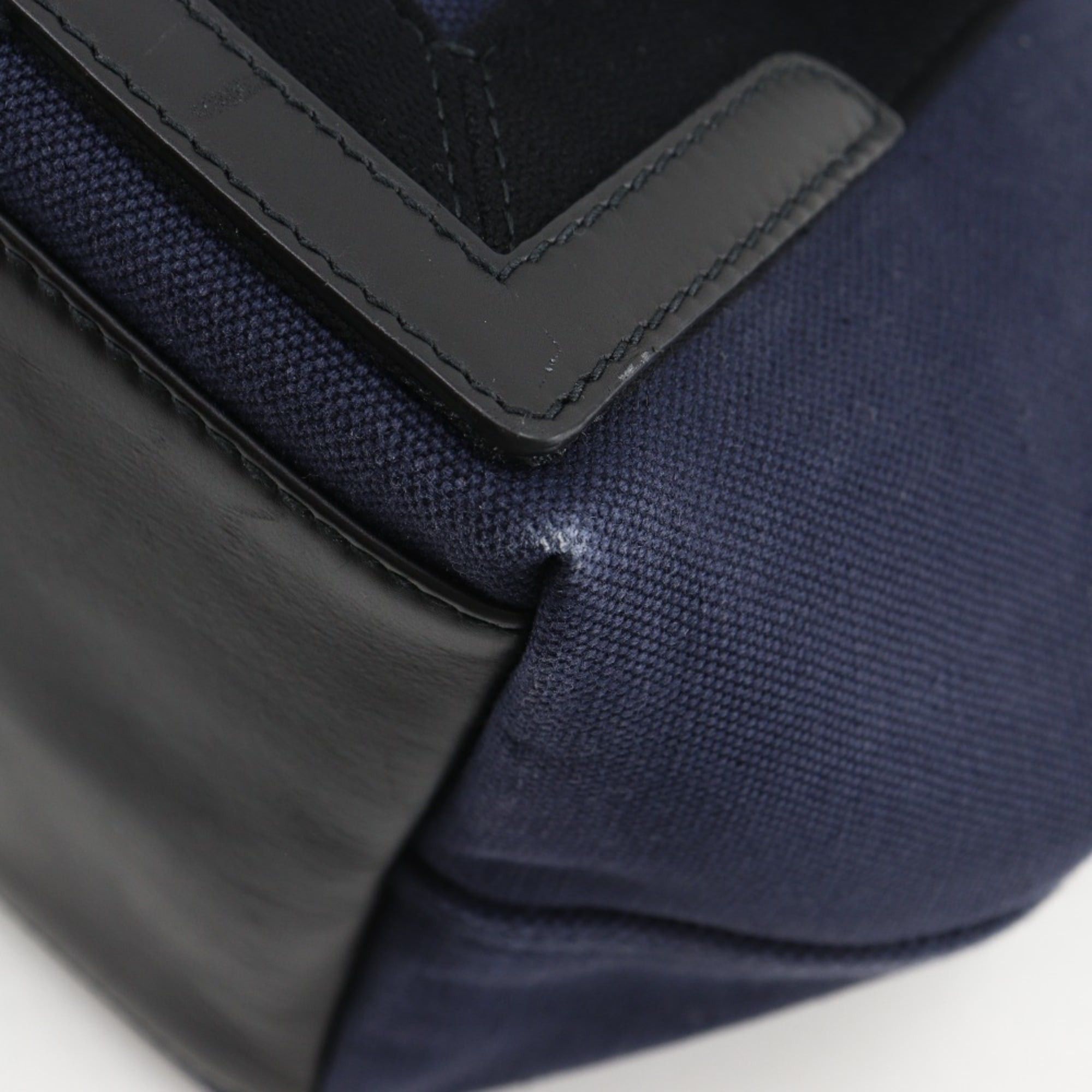 Balenciaga Balenciaga Navy Cabas Tote Bag, Size S, 339933, Canvas, Navy, A5, Open, Unisex Size ONE SIZE - 6 Thumbnail