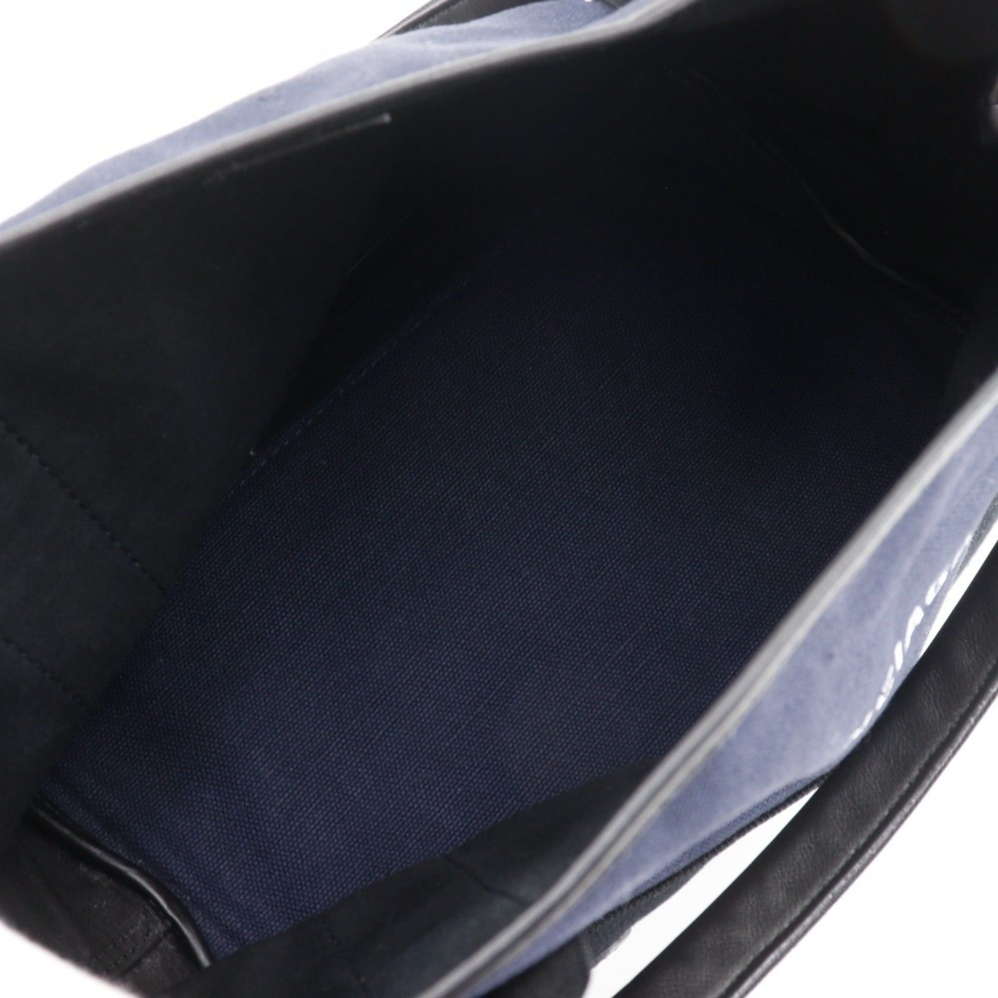 Balenciaga Balenciaga Navy Cabas Tote Bag, Size S, 339933, Canvas, Navy, A5, Open, Unisex Size ONE SIZE - 9 Thumbnail