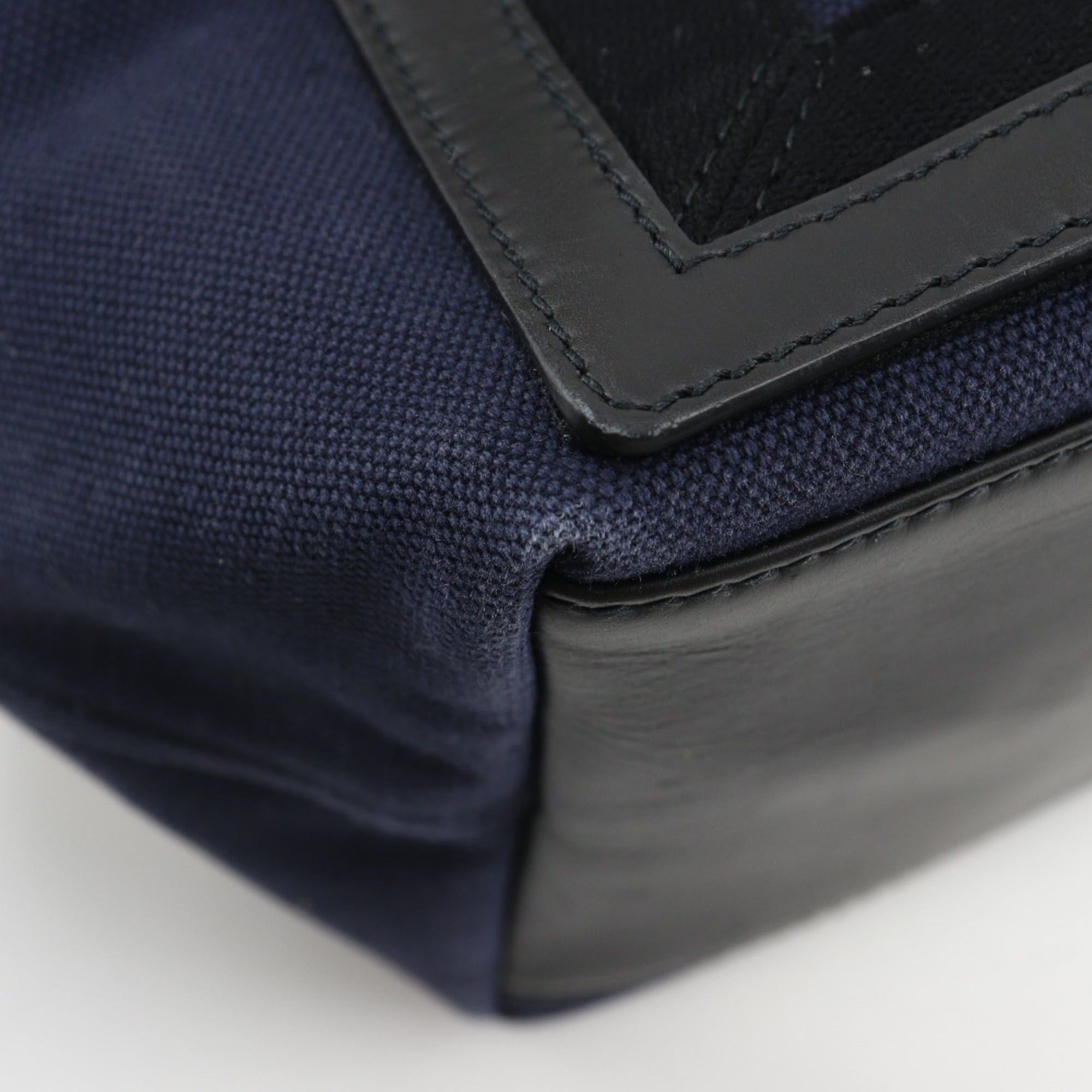 Balenciaga Balenciaga Navy Cabas Tote Bag, Size S, 339933, Canvas, Navy, A5, Open, Unisex Size ONE SIZE - 4 Thumbnail