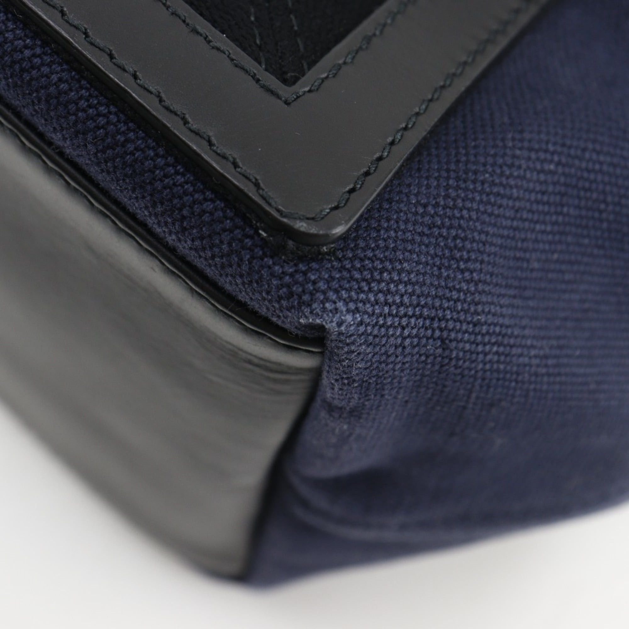 Balenciaga Balenciaga Navy Cabas Tote Bag, Size S, 339933, Canvas, Navy, A5, Open, Unisex Size ONE SIZE - 5 Thumbnail