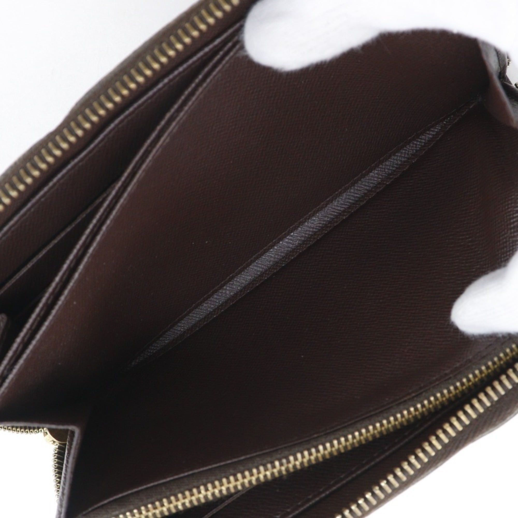 Louis Vuitton Louis Vuitton Zippy Wallet Long N60015 Damier Canvas 2007 Brown CA2037 wallet Unisex Size ONE SIZE - 7 Thumbnail