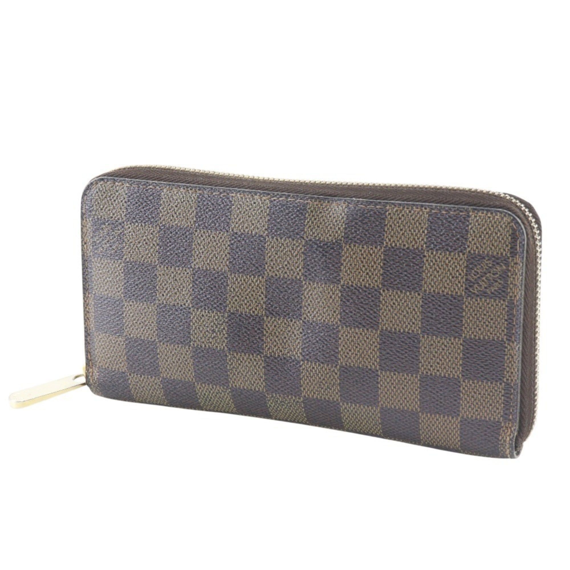 Louis Vuitton Louis Vuitton Zippy Wallet Long N60015 Damier Canvas 2007 Brown CA2037 wallet Unisex Size ONE SIZE - 2 Thumbnail