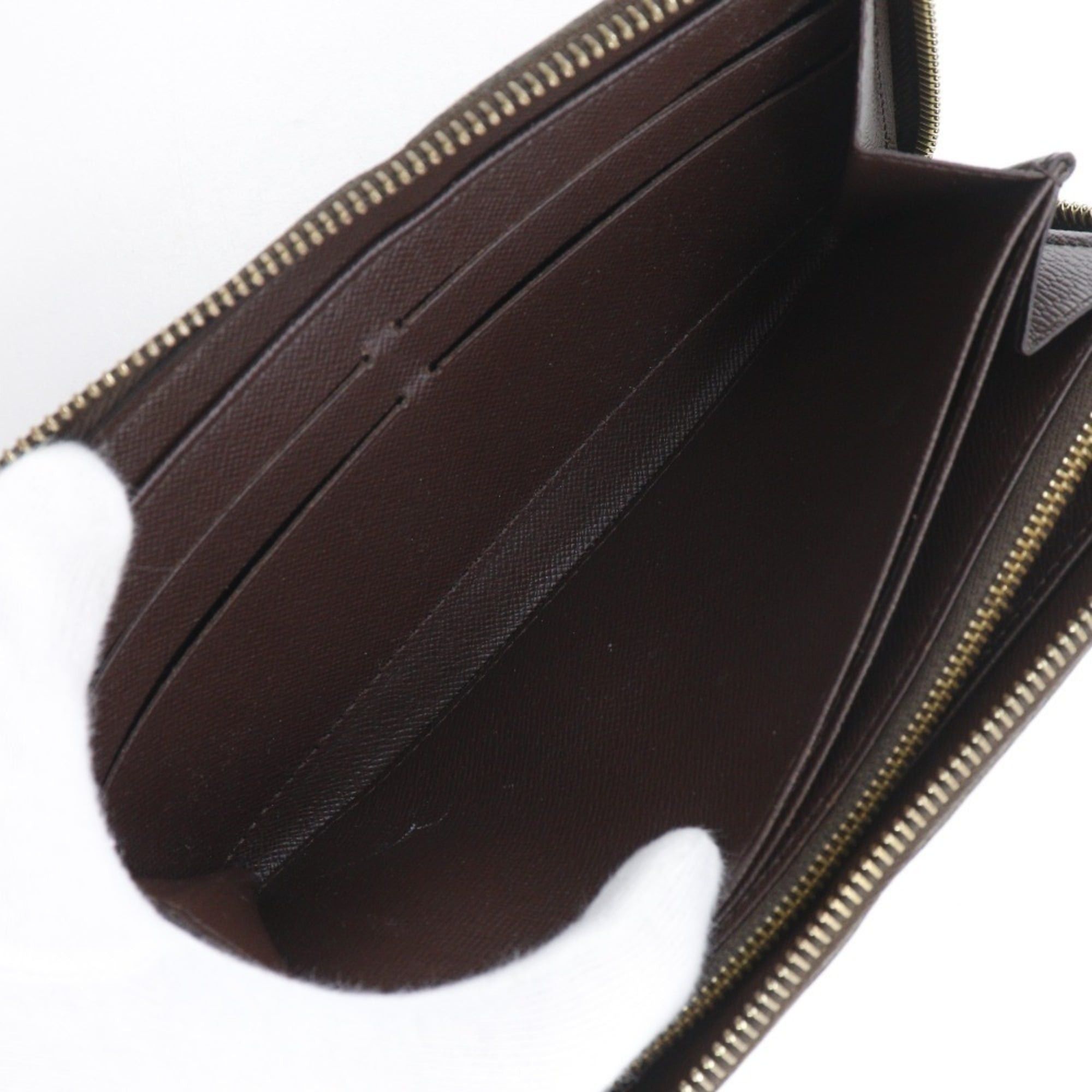 Louis Vuitton Louis Vuitton Zippy Wallet Long N60015 Damier Canvas 2007 Brown CA2037 wallet Unisex Size ONE SIZE - 9 Thumbnail