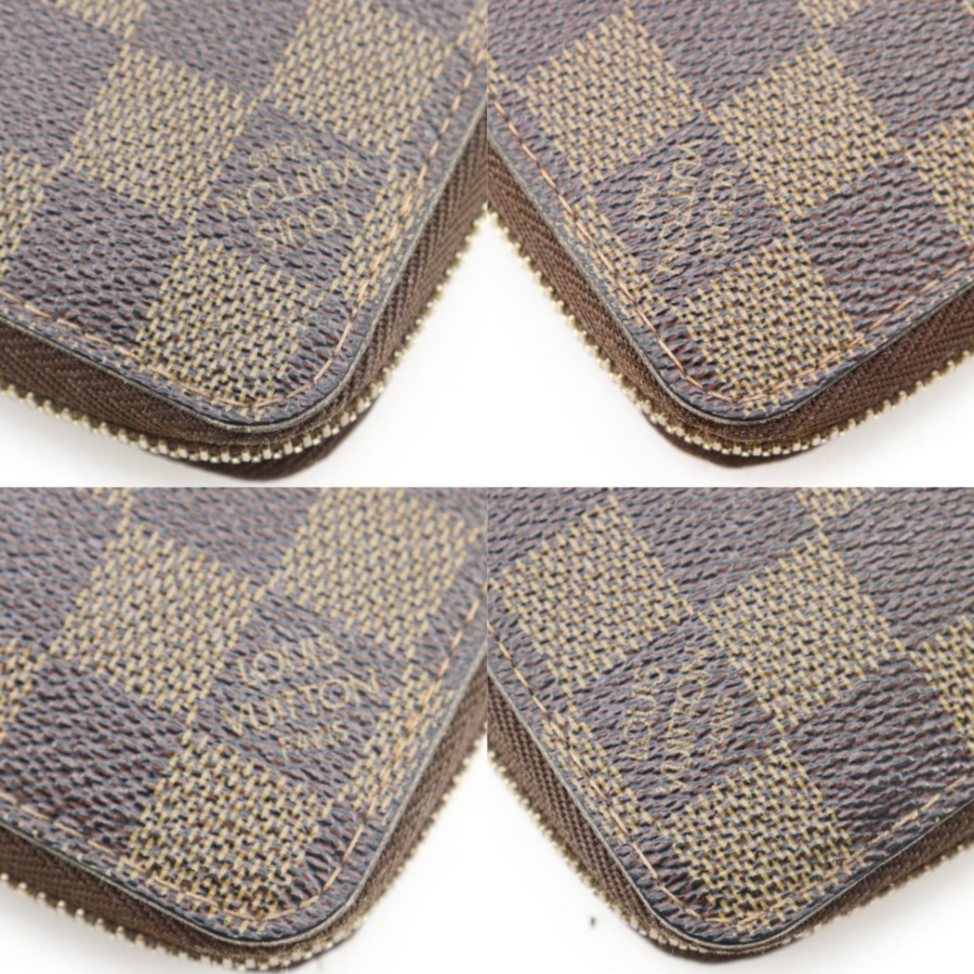 Louis Vuitton Louis Vuitton Zippy Wallet Long N60015 Damier Canvas 2007 Brown CA2037 wallet Unisex Size ONE SIZE - 4 Thumbnail