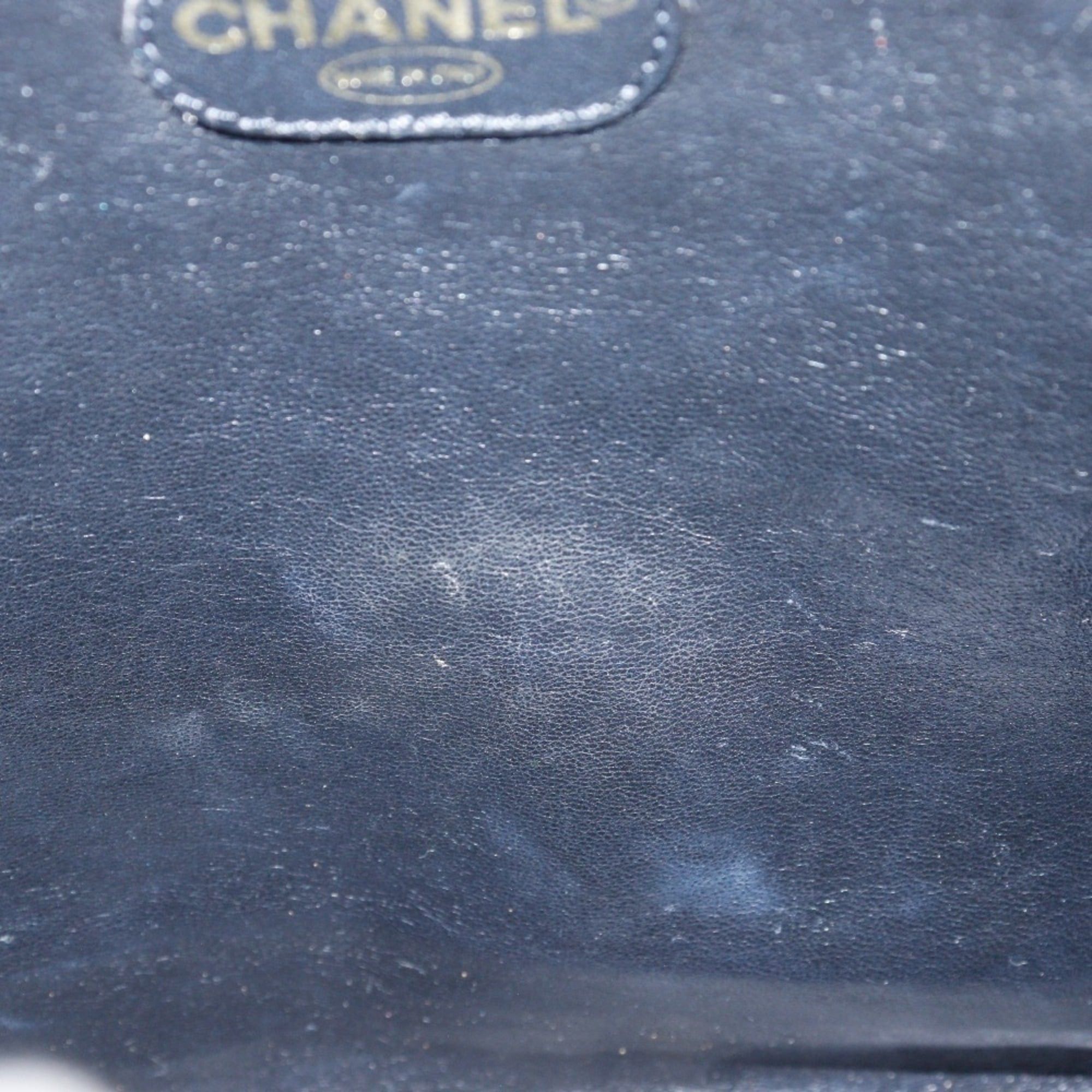 Chanel Chanel logo tote bag, caviar leather, black, A4 size, magnetic closure, women's. Size ONE SIZE - 16 Thumbnail