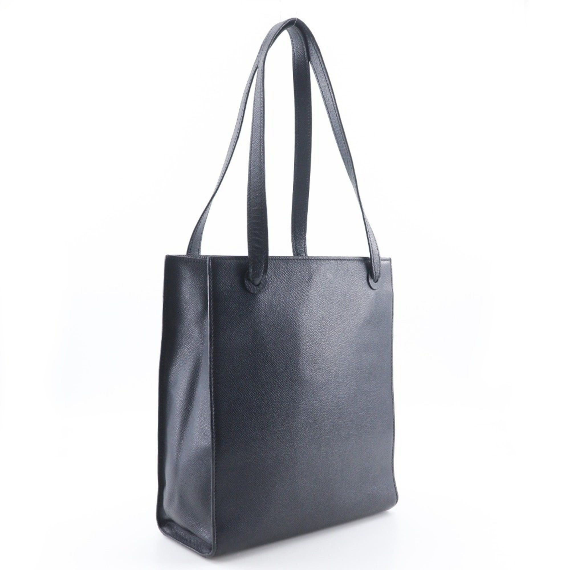 Chanel Chanel logo tote bag, caviar leather, black, A4 size, magnetic closure, women's. Size ONE SIZE - 3 Thumbnail