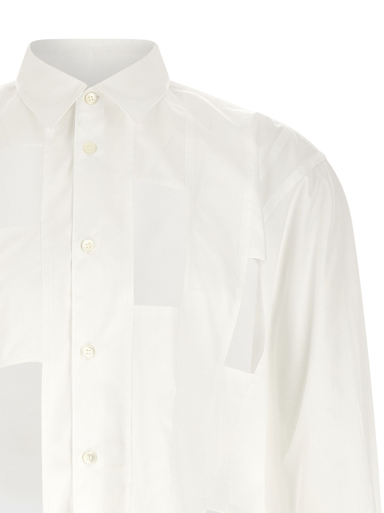 Comme des Garcons Homme Plus Geometric Cut-Out Shirt Size US M / EU 48-50 / 2 - 3 Thumbnail