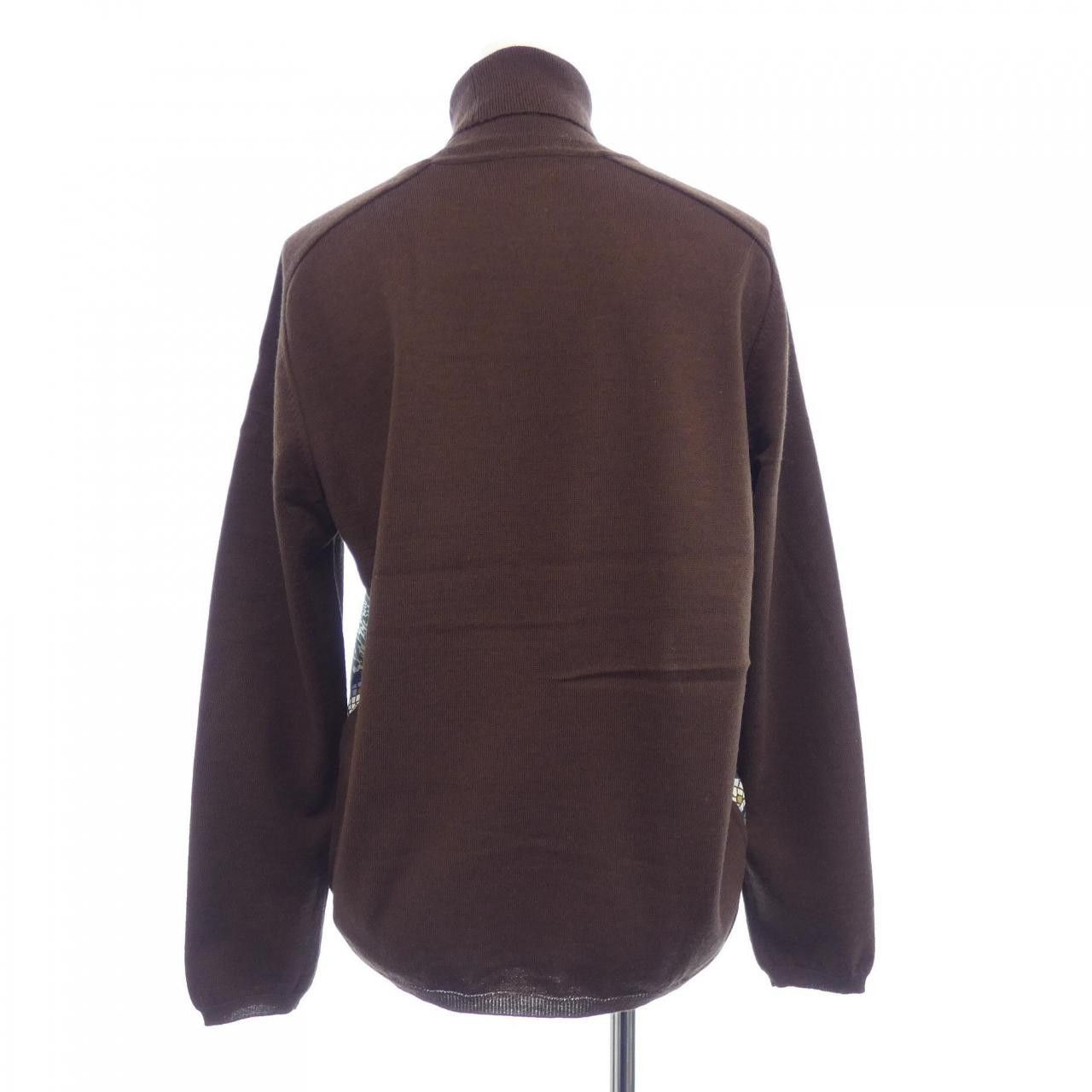 Hermes Hermes Hermes SOUS LE CEDRE silk wool knit 40 Textile Tops DUTY FREE for USA Size ONE SIZE - 2 Thumbnail
