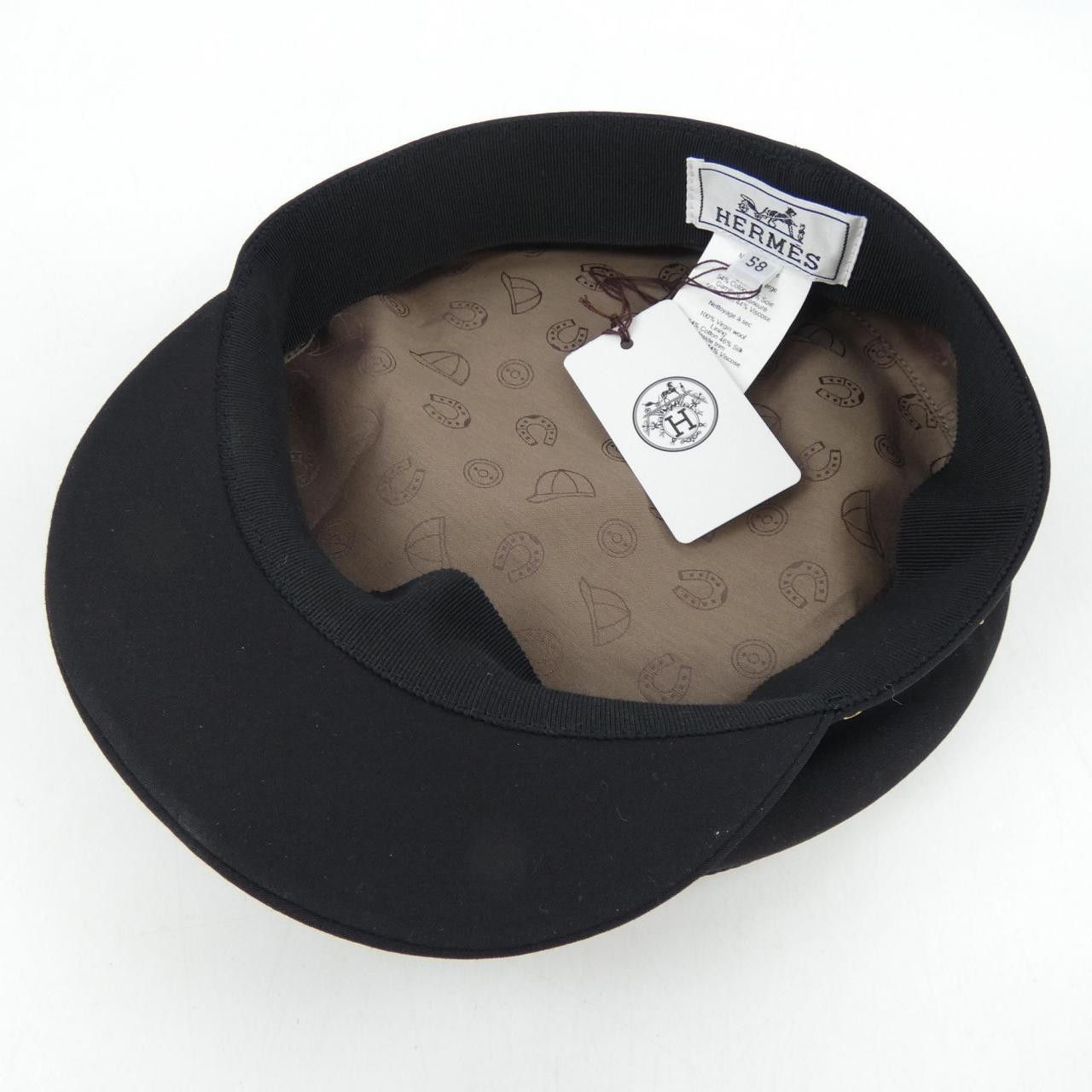 Hermes Hermes Hermes VAUBAN JUMP Cotton Cap Textile Hats DUTY FREE for USA Size ONE SIZE - 5 Thumbnail