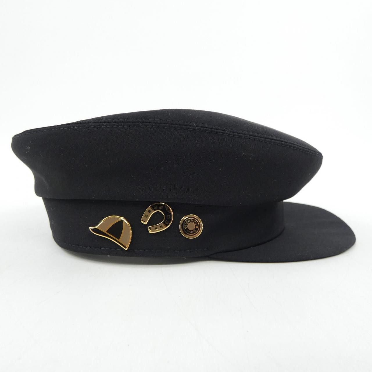 Hermes Hermes Hermes VAUBAN JUMP Cotton Cap Textile Hats DUTY FREE for USA Size ONE SIZE - 6 Thumbnail