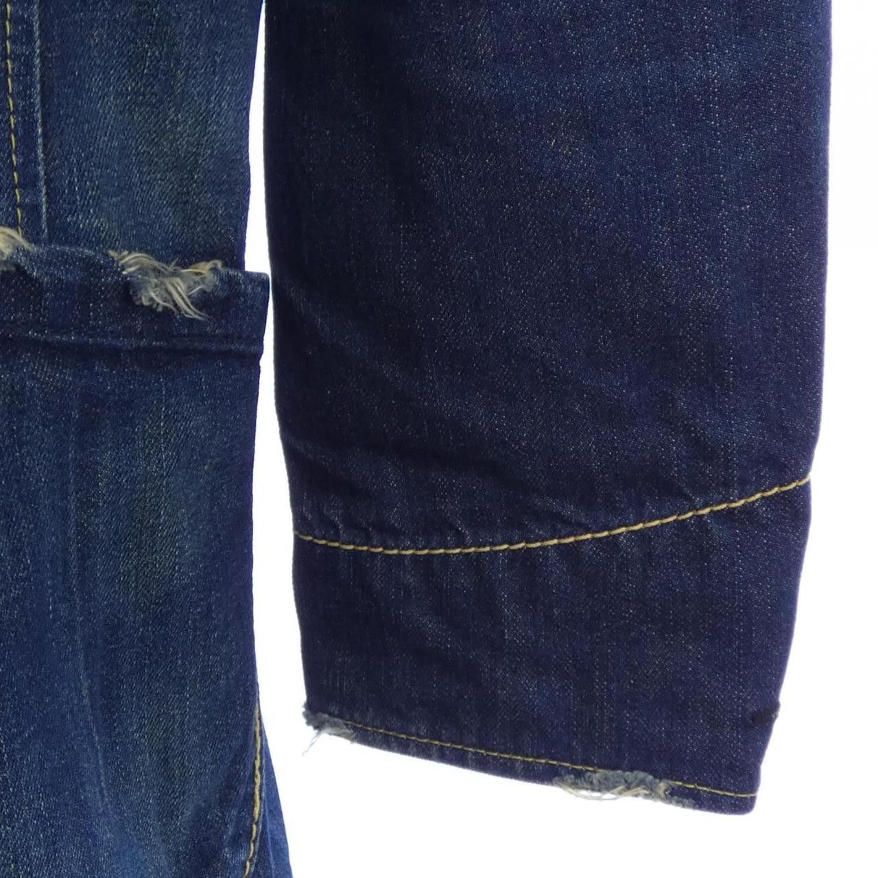 Other Other Levi's Denim Jacket Textile Outerwear 70802 DUTY FREE for USA Size ONE SIZE - 6 Thumbnail