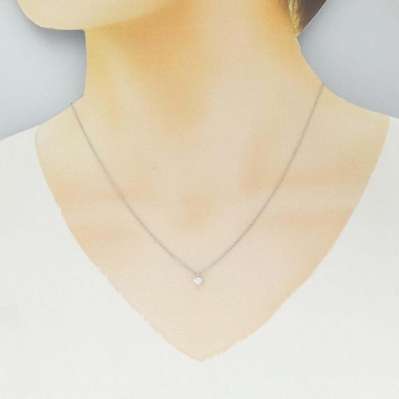 Tiffany & Co. Tiffany & Co. Tiffany Solitaire Platinum Necklace Precious Metal Necklace 60007524 DUTY FREE for USA Size ONE SIZE - 6 Thumbnail