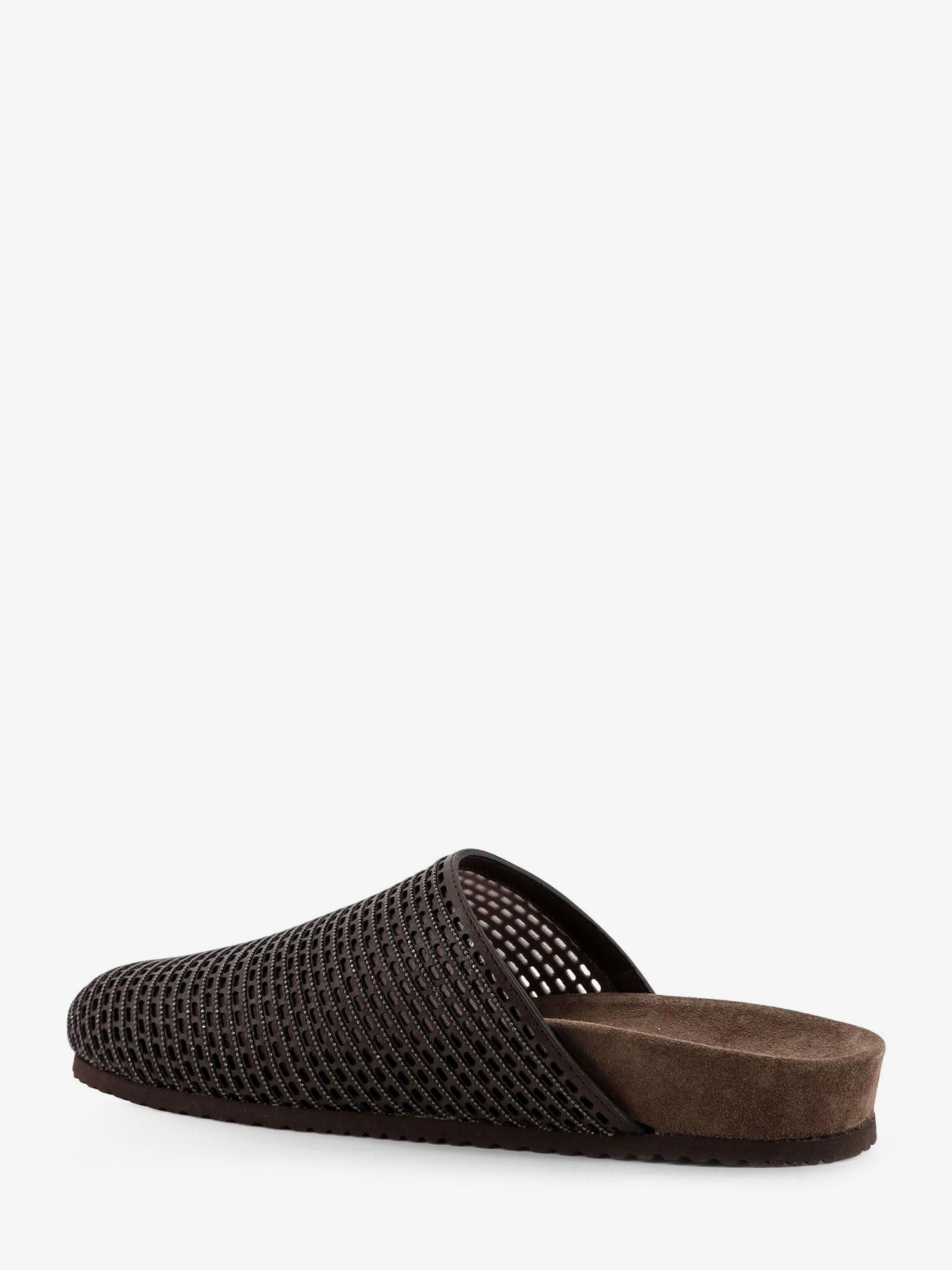 Brunello Cucinelli Brunello Cucinelli Leather sandals with Precious Net detail IT 38 Women - USA Tariffs Included Size US 8 / IT 38 - 3 Thumbnail