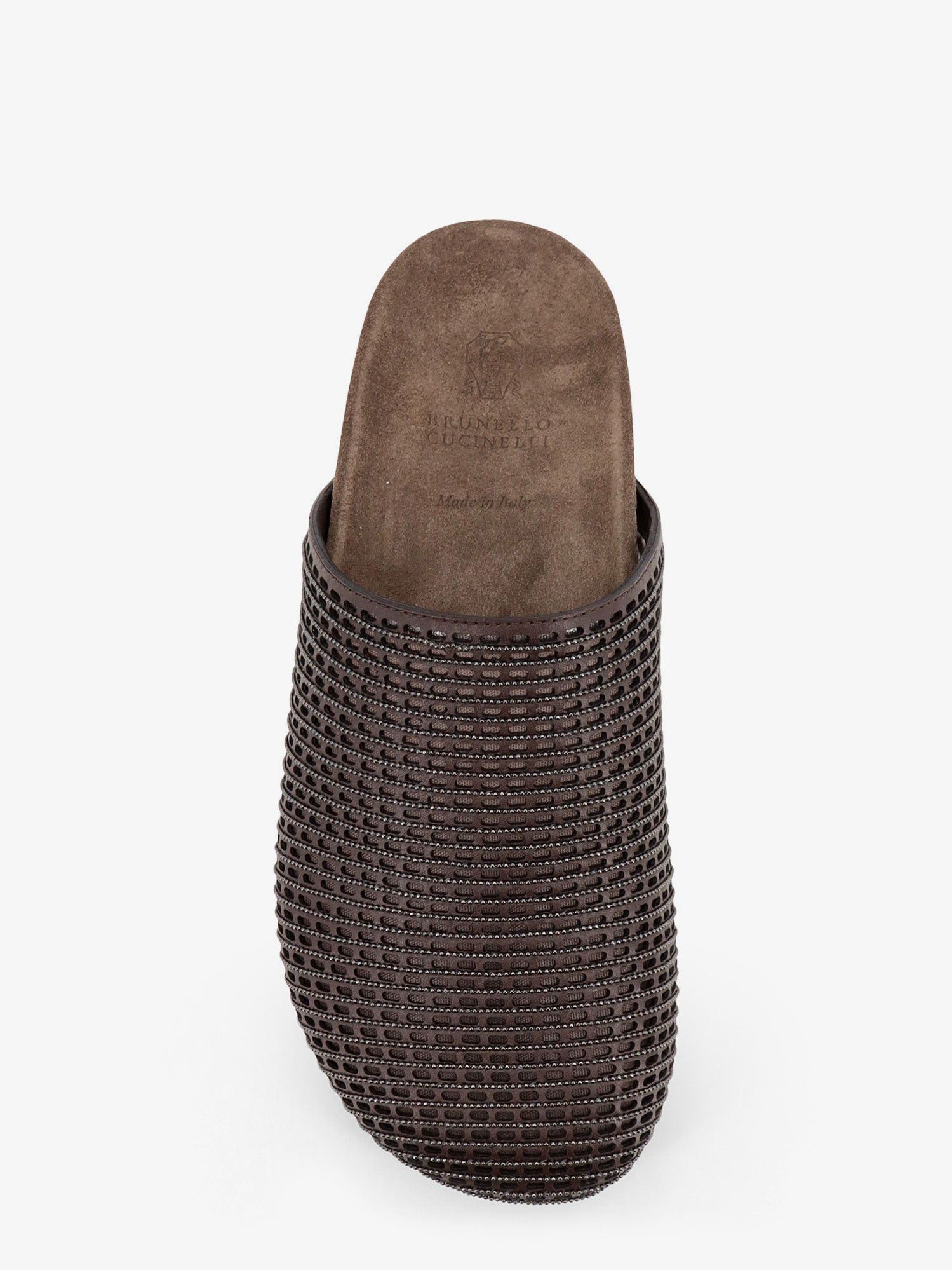 Brunello Cucinelli Brunello Cucinelli Leather sandals with Precious Net detail IT 38 Women - USA Tariffs Included Size US 8 / IT 38 - 5 Thumbnail