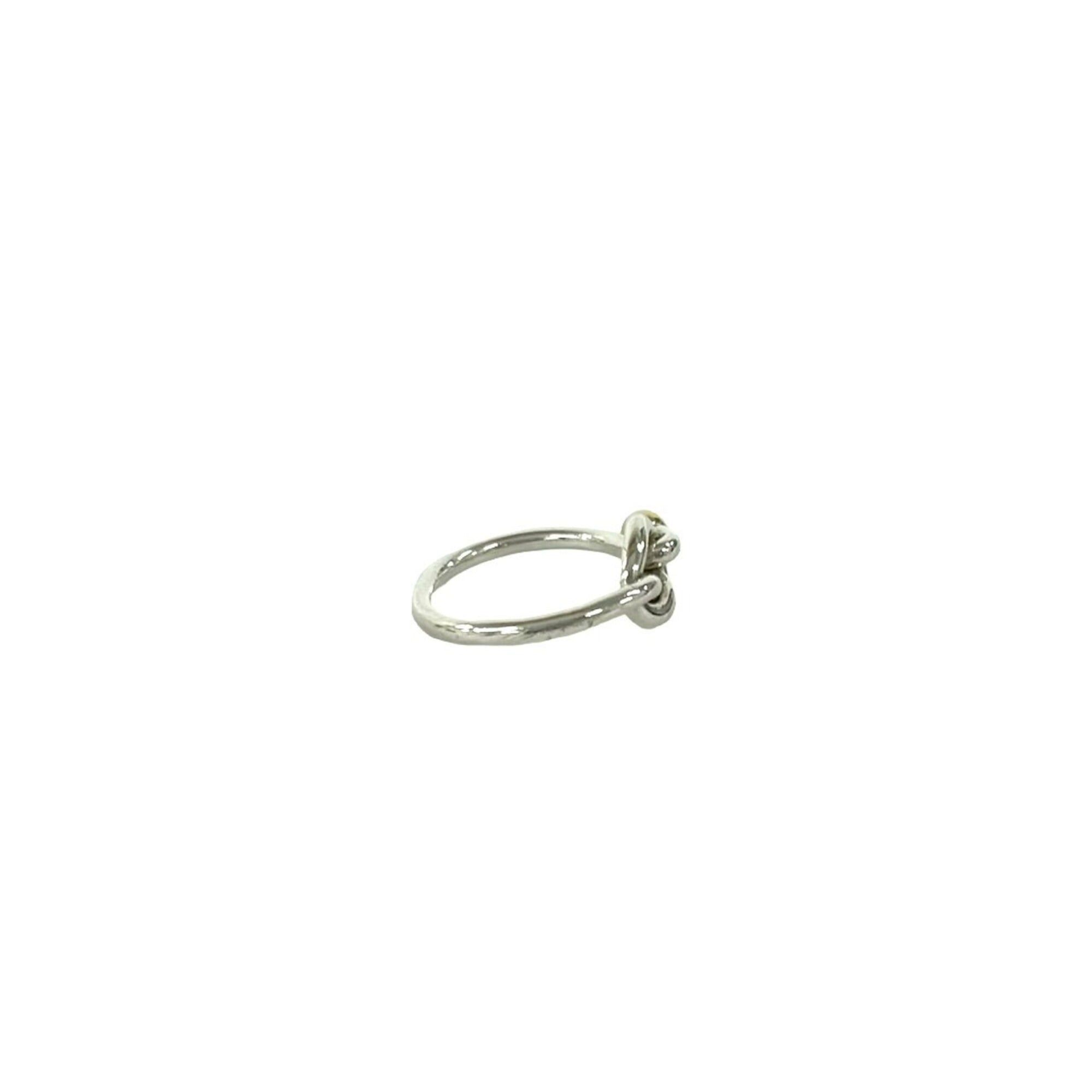Tiffany & Co. TIFFANY&Co. Tiffany Love Knot Ring, Hook & Eye, Sterling Silver 925, 18K Yellow Gold, Silver, 40014 Size ONE SIZE - 5 Thumbnail
