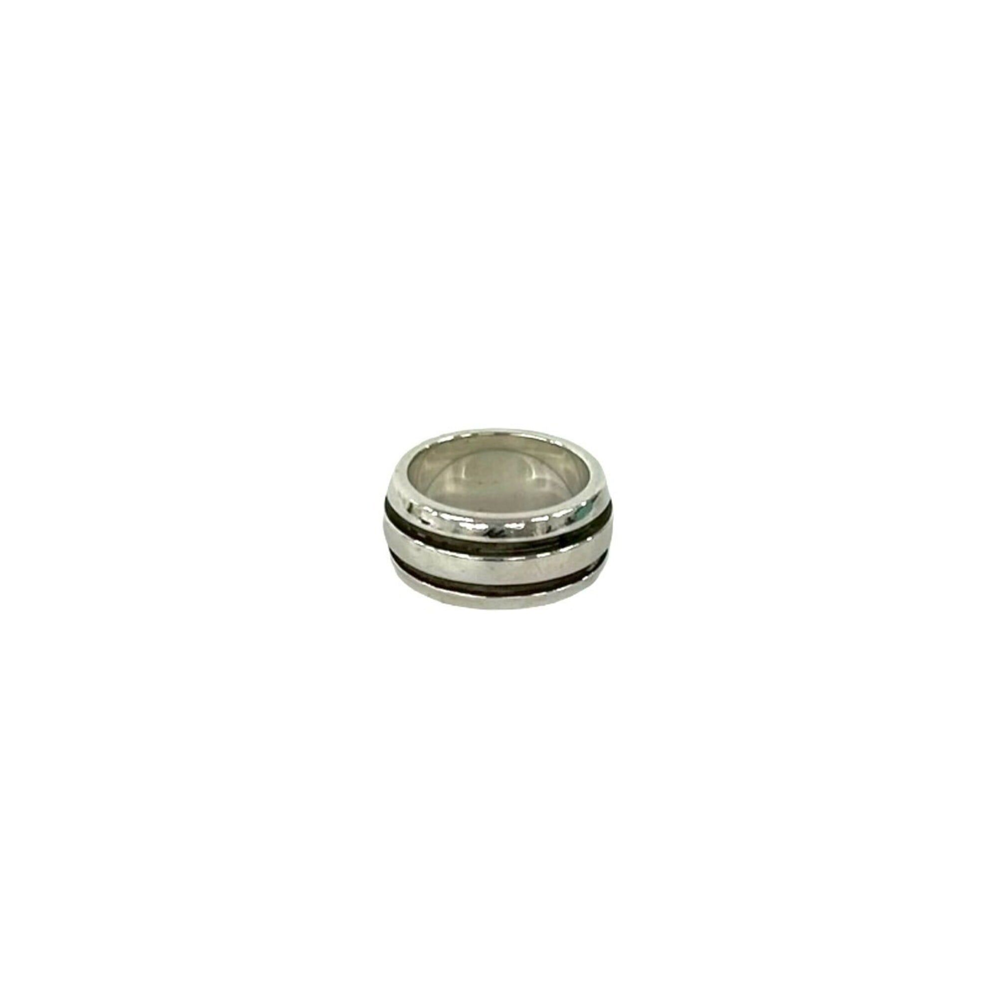 Tiffany & Co. TIFFANY&Co. Tiffany Grooved Double Line Ring, Sterling Silver 925, Item Number 31627 Size ONE SIZE - 6 Thumbnail