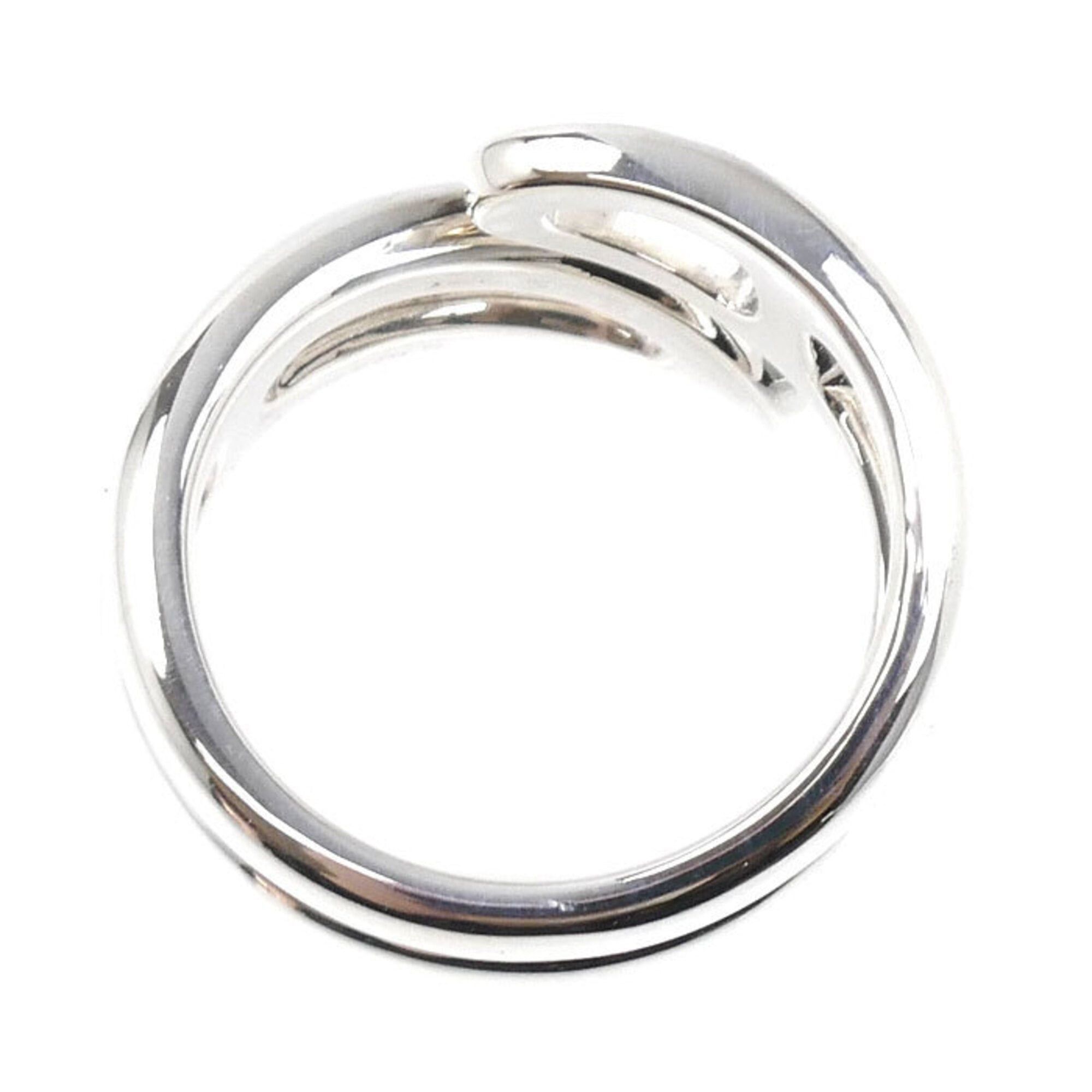 Hermes HERMES Sterling Silver 925 Chaine d'Ancre Punk Ring, Size 53, 7.9g, Women's Size ONE SIZE - 4 Thumbnail