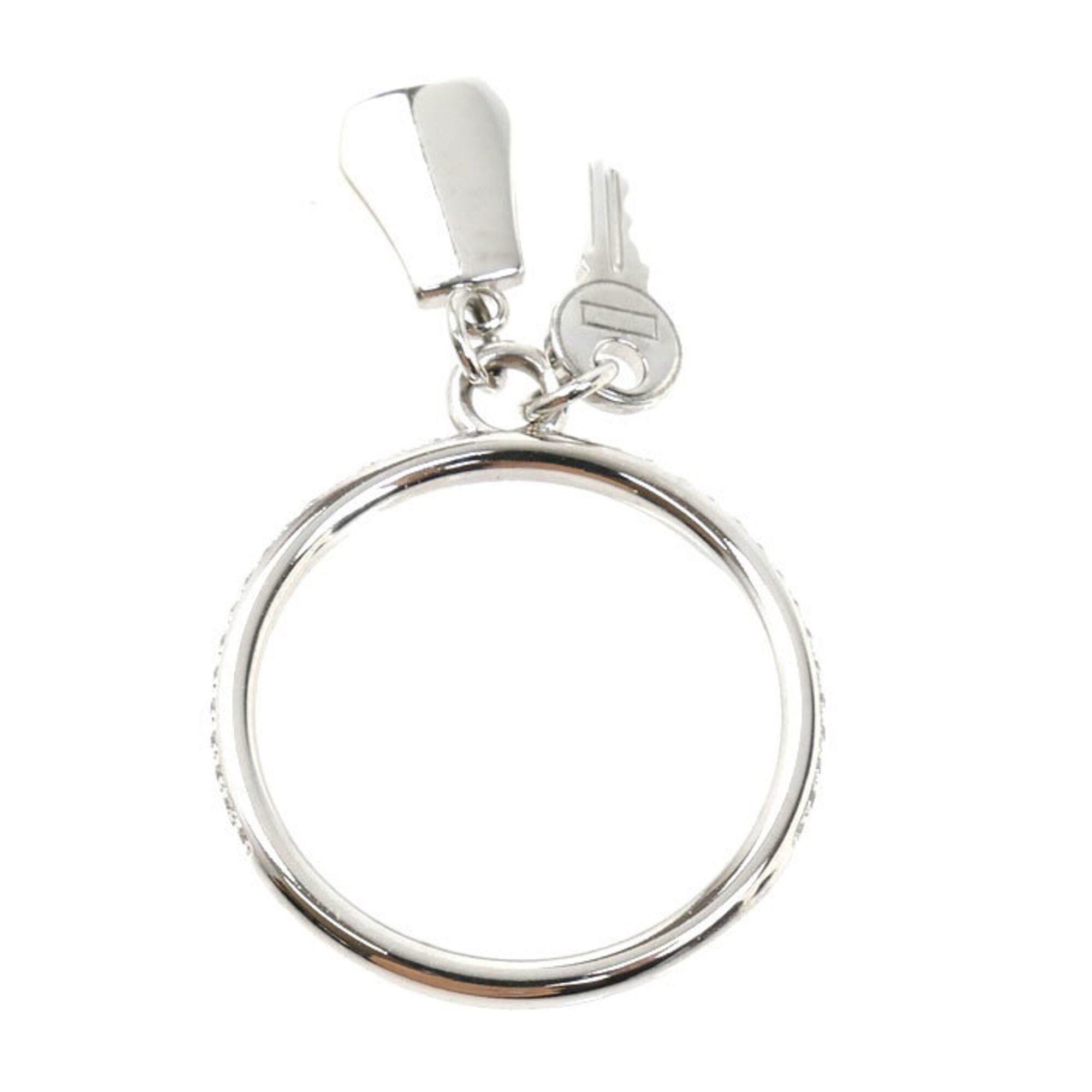 Hermes HERMES Kelly Clochette PM Ring in 18K White Gold (H221616B 00052), Diamond, Size 52, Weight 3.3g, Women's. Size ONE SIZE - 4 Thumbnail