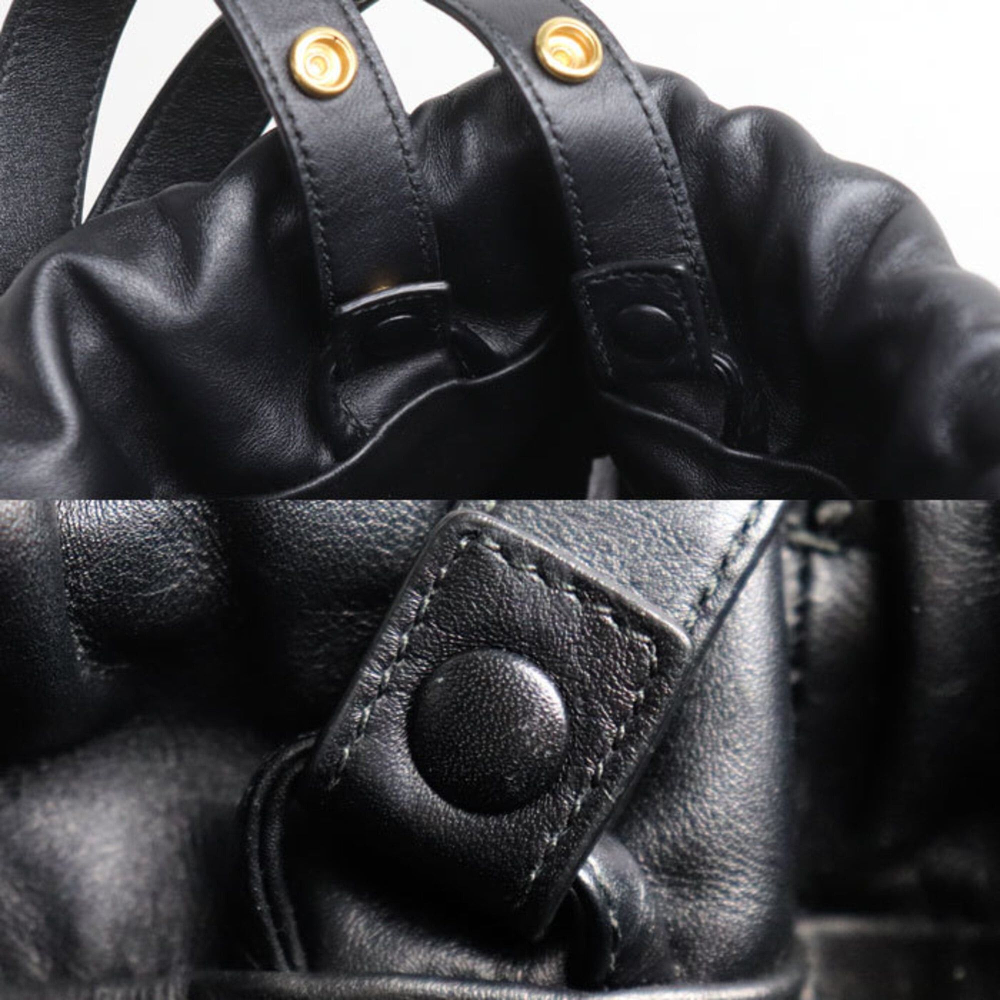 Bottega Veneta Bottega Veneta Medium The Valve Shoulder Bag Black 651812 Women's Size ONE SIZE - 6 Thumbnail
