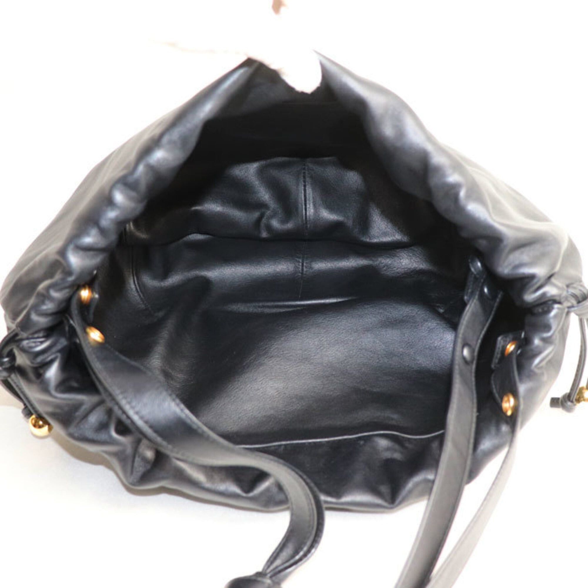 Bottega Veneta Bottega Veneta Medium The Valve Shoulder Bag Black 651812 Women's Size ONE SIZE - 4 Thumbnail