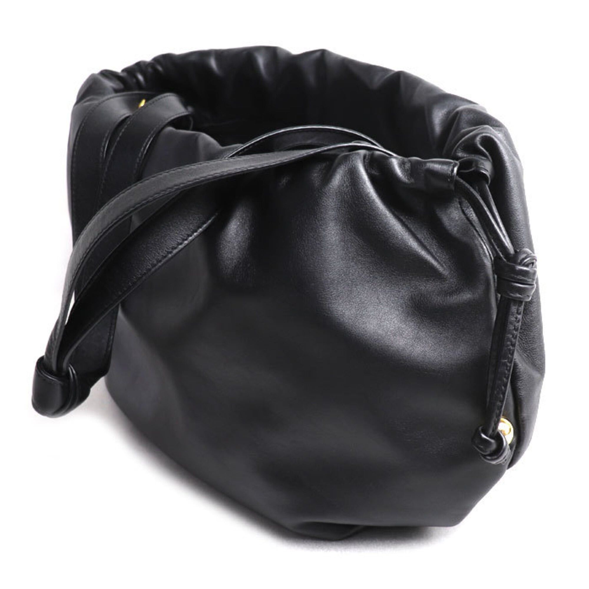 Bottega Veneta Bottega Veneta Medium The Valve Shoulder Bag Black 651812 Women's Size ONE SIZE - 2 Thumbnail