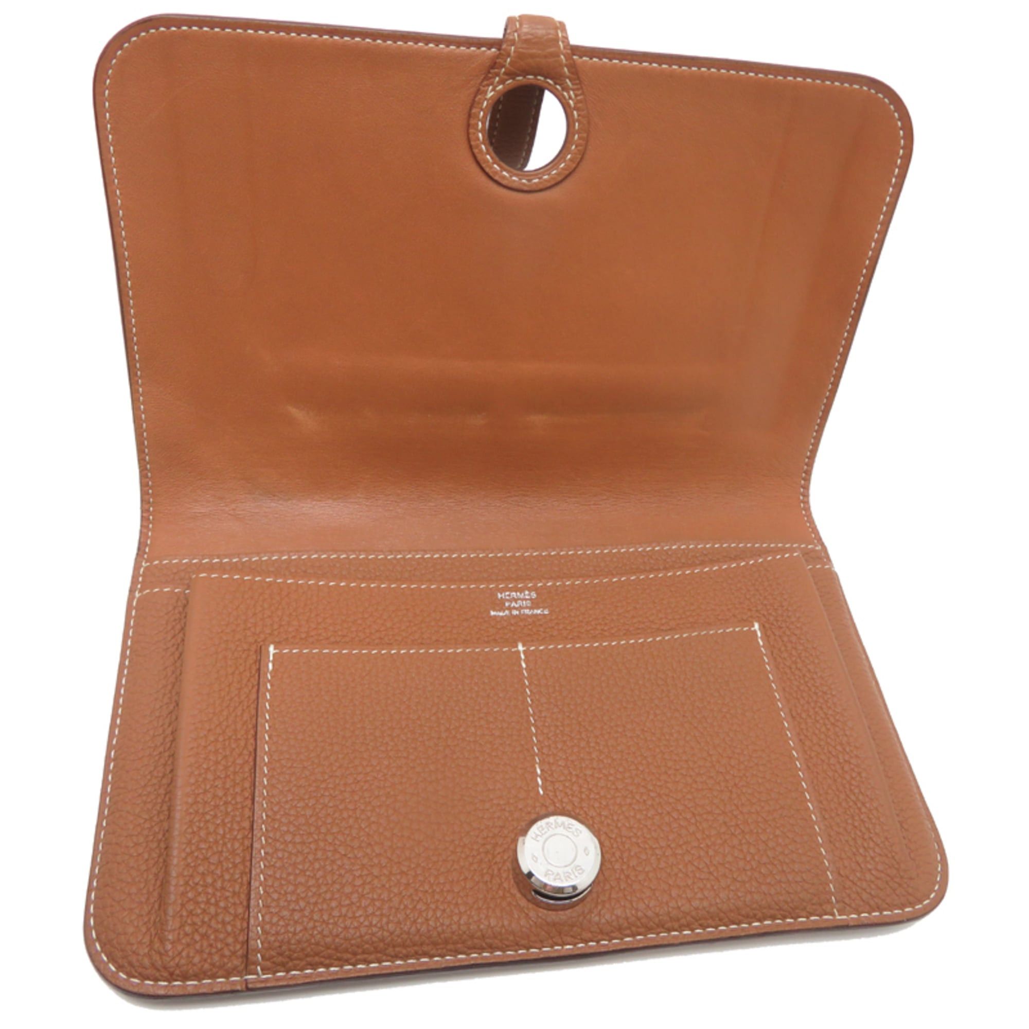 Hermes Hermes Dogon GM D stamp, 2019 model, women's long wallet, Togo leather, gold tone. Size ONE SIZE - 5 Thumbnail