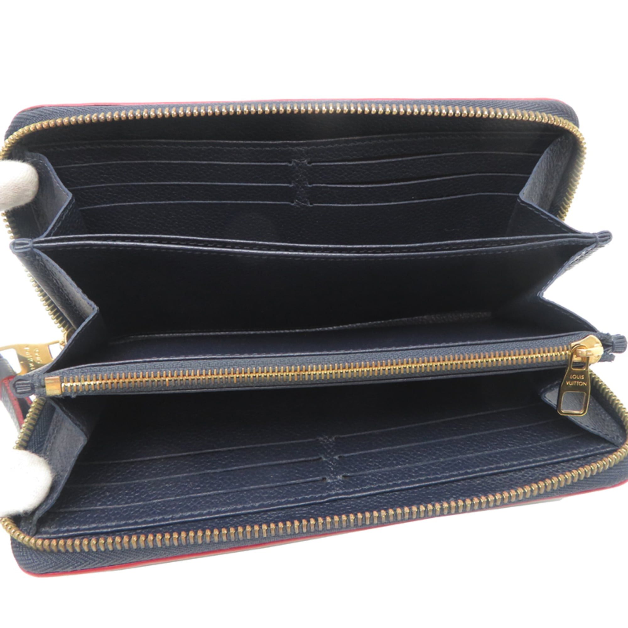 Louis Vuitton Louis Vuitton Zippy Wallet Women's Long M62121 (Discontinued) Monogram Empreinte Marine Rouge Size ONE SIZE - 5 Thumbnail