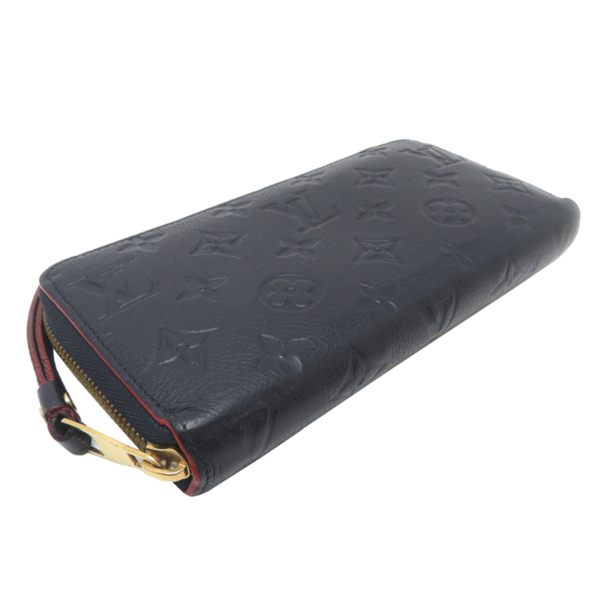 Louis Vuitton Louis Vuitton Zippy Wallet Women's Long M62121 (Discontinued) Monogram Empreinte Marine Rouge Size ONE SIZE - 3 Thumbnail