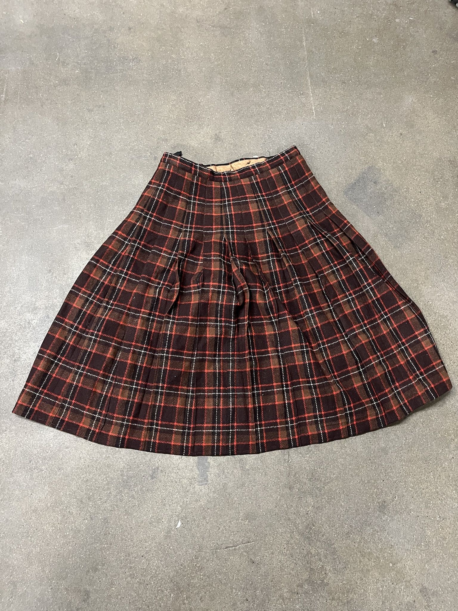 Vintage Vintage 1980s Red Brown Check Kitl Adjustable size 30+ Size US 30 / EU 46 - 4 Thumbnail