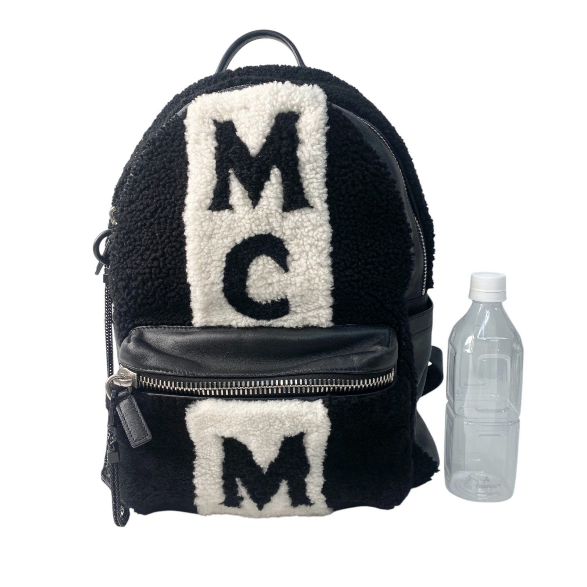 MCM MCM Women's Logo Backpack in Shearling Leather Size ONE SIZE - 14 Thumbnail