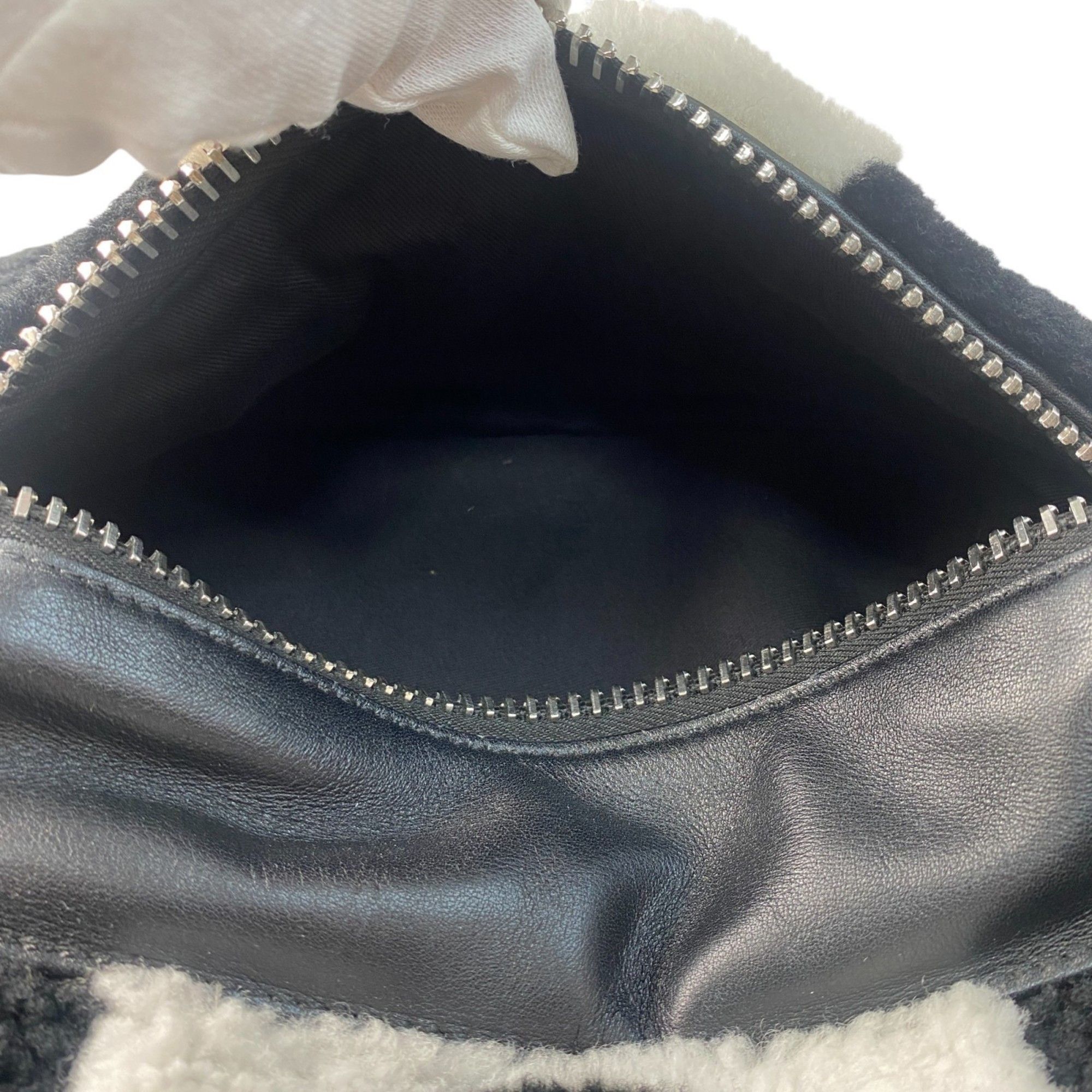 MCM MCM Women's Logo Backpack in Shearling Leather Size ONE SIZE - 9 Thumbnail