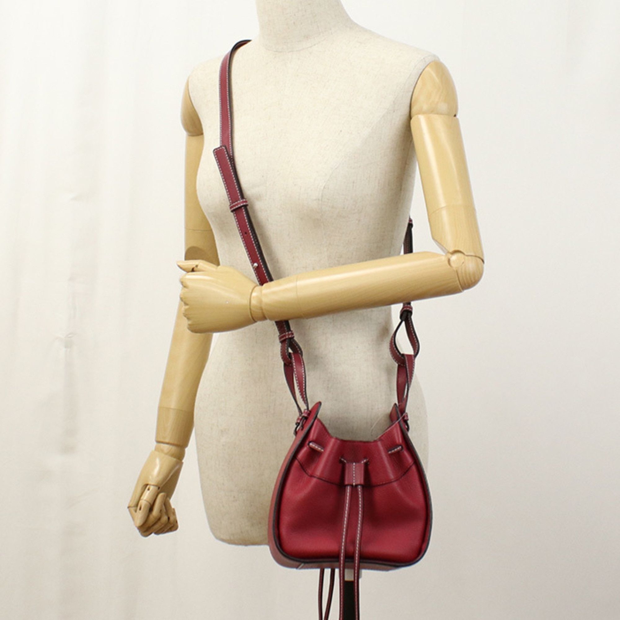 Loewe LOEWE Hammock Mini Shoulder Bag, Women's, Red Size ONE SIZE - 8 Thumbnail