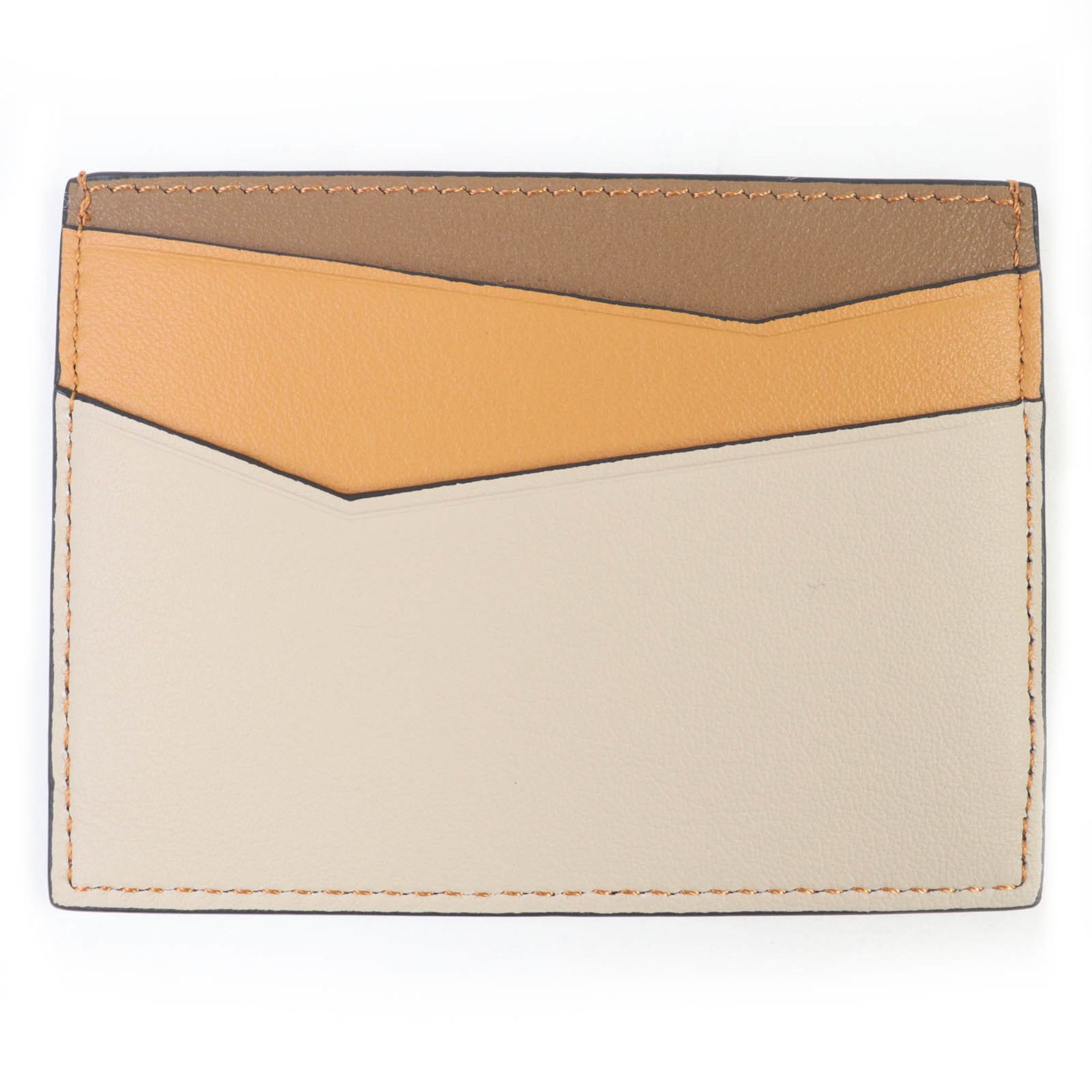 Loewe LOEWE Puzzle Plain Card Holder with Anagram Engraving, Brown Leather, Business Holder/Card Case, Women's, Box and Dust Bag Included Size ONE SIZE - 3 Thumbnail