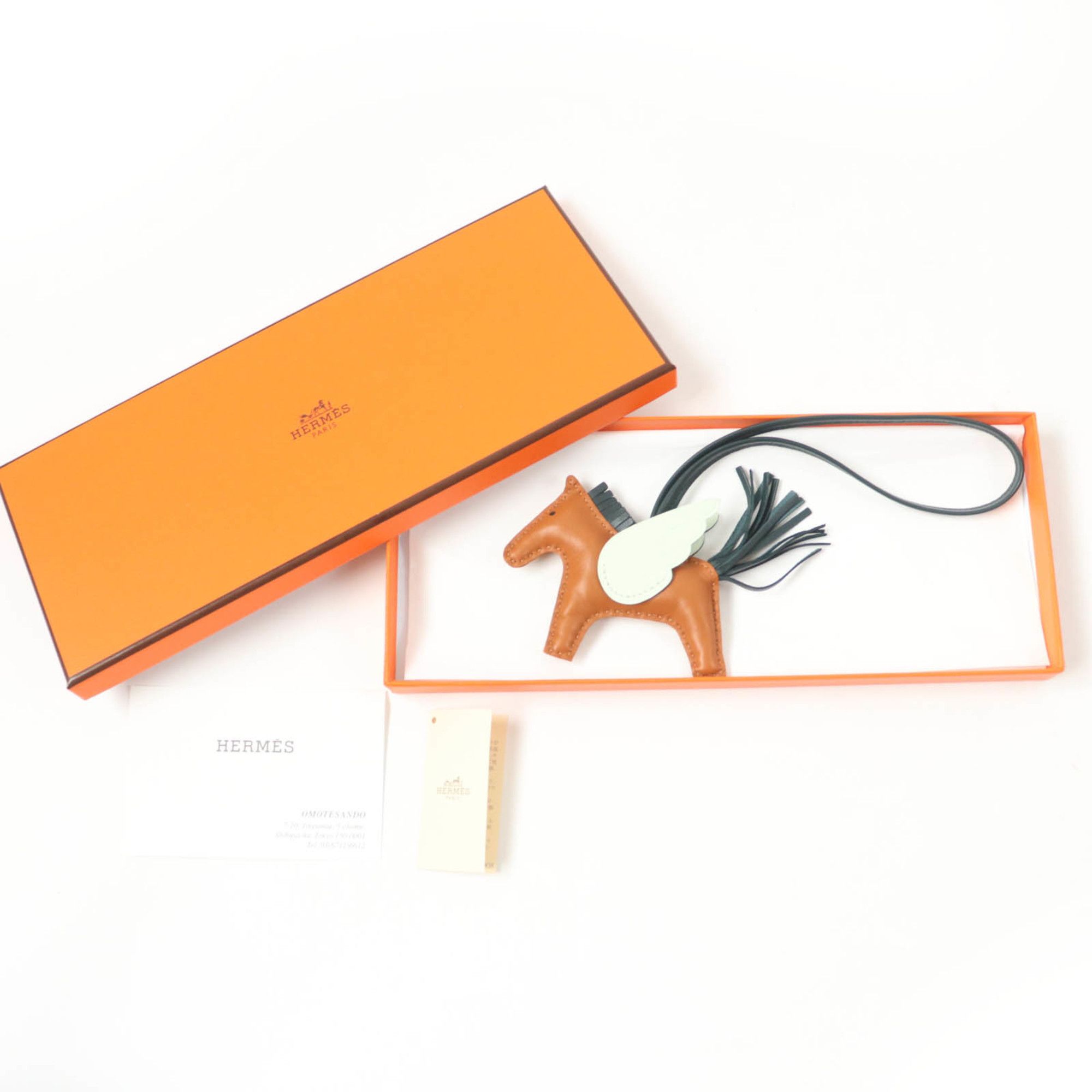 Hermes HERMES Rodeo Charm Pegasus PM Gold Vert Chypre Fizz Anjou Milo Bag U Stamp with Box Made in France Women's Size ONE SIZE - 2 Thumbnail