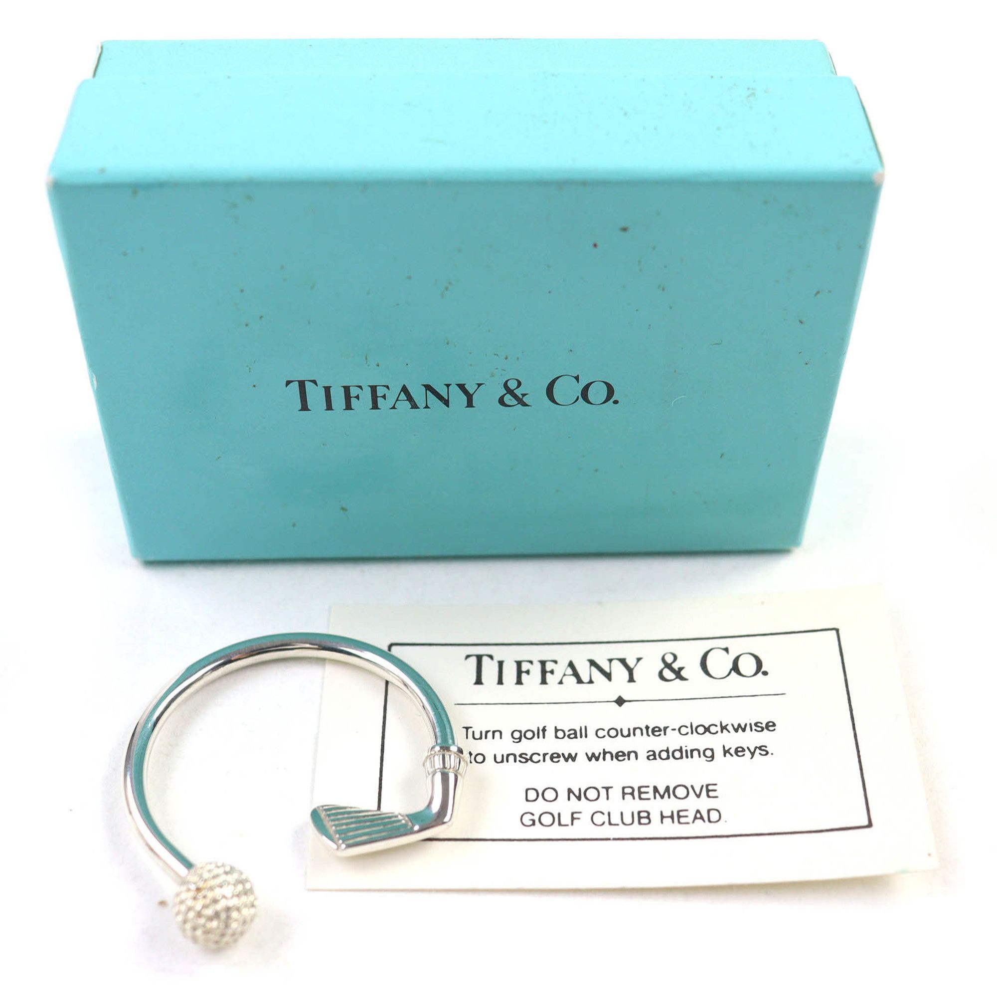 Tiffany & Co. TIFFANY & Co. Tiffany SV925 Golf Motif Key Ring Keychain Silver Weight 9.15g Women's Size ONE SIZE - 2 Thumbnail