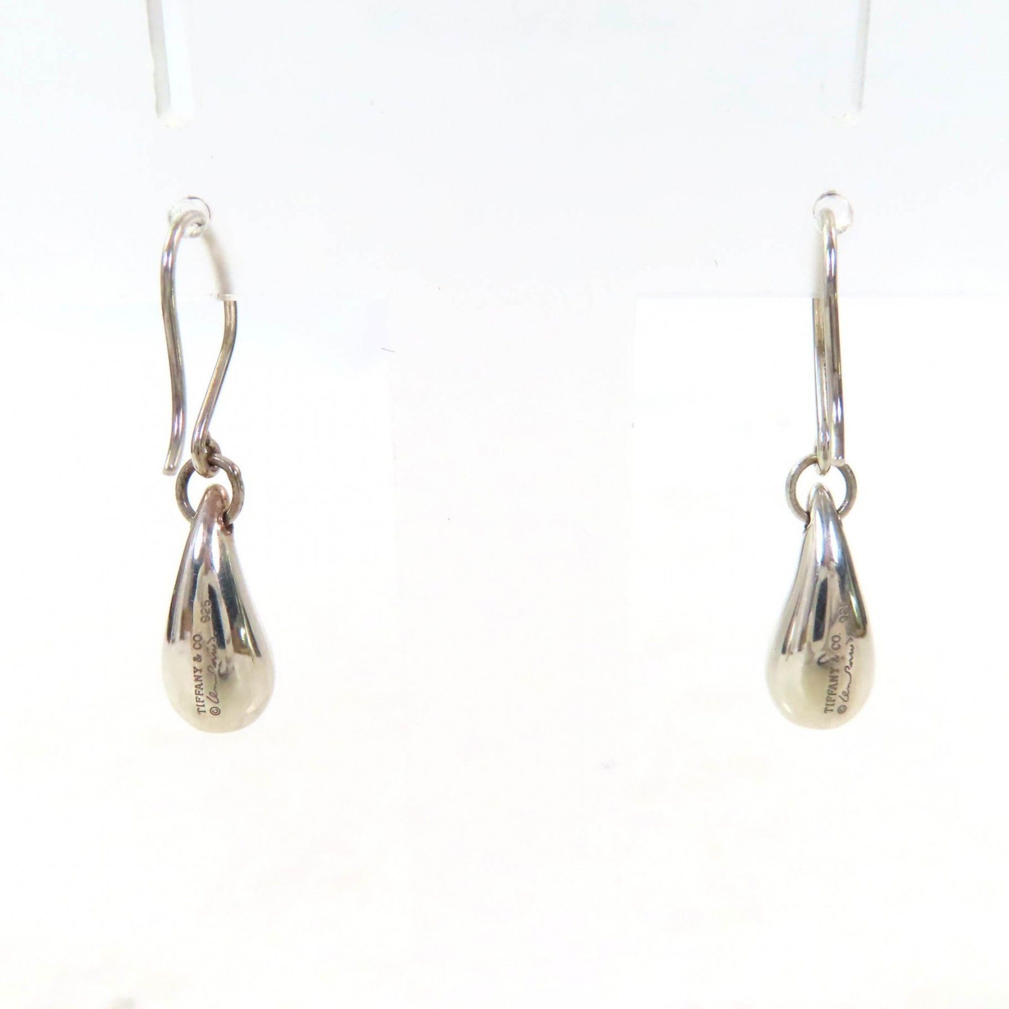 Tiffany & Co. TIFFANY & Co. Tiffany Elsa Peretti Teardrop Earrings, SV925, Silver, Binaural, Hook, Weight 3.22g, Women's Size ONE SIZE - 3 Thumbnail