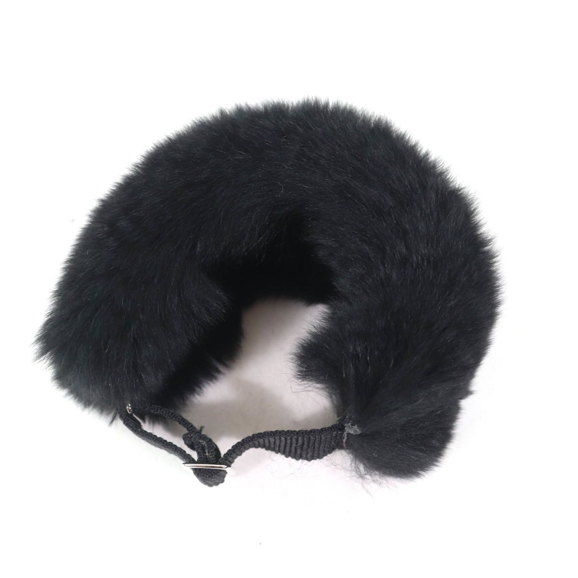 Miu Miu Miu Miu MIU 5IB198 Lapin Fur Bracelet Accessory NERO with Box, Made in Italy, Women's Size ONE SIZE - 6 Thumbnail