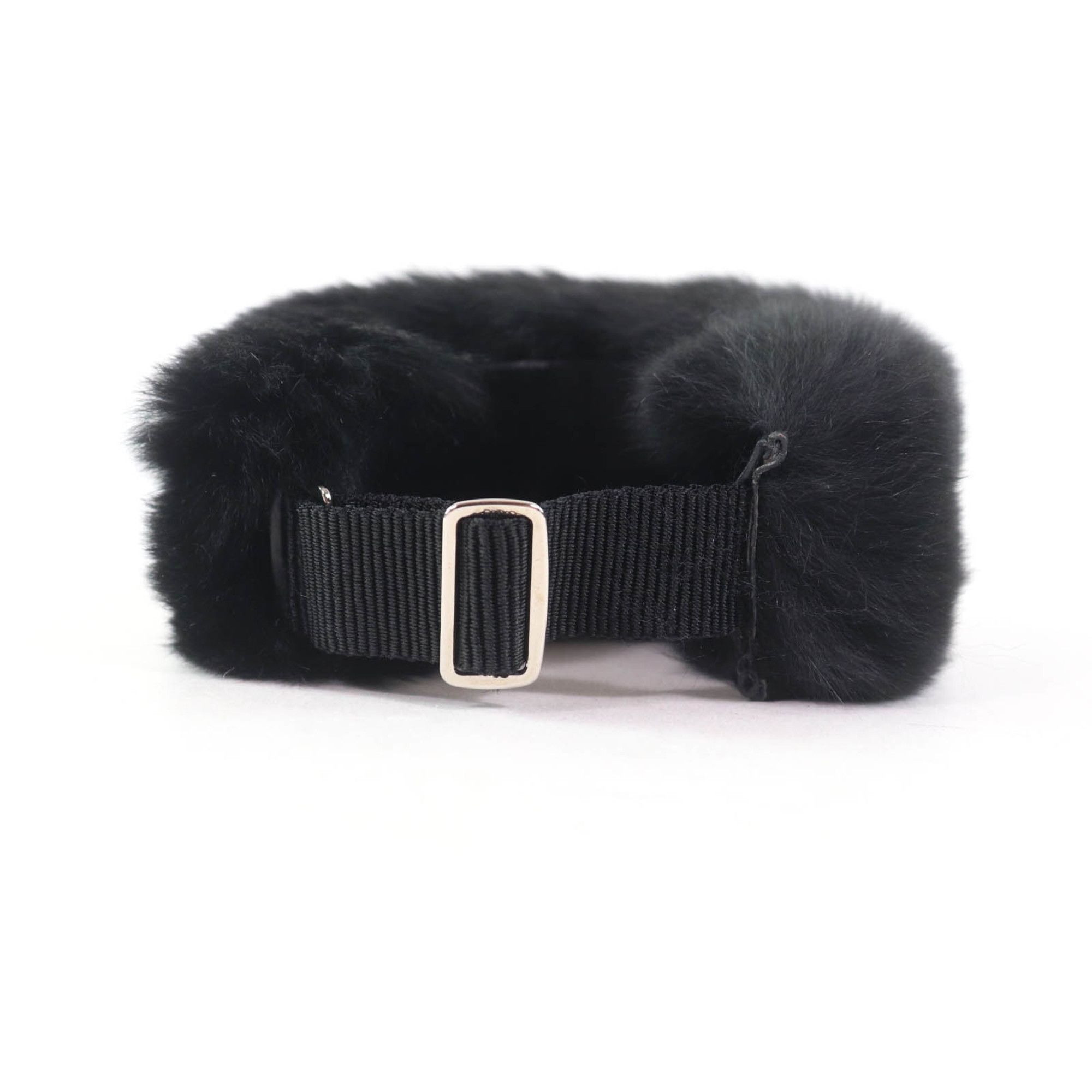 Miu Miu Miu Miu MIU 5IB198 Lapin Fur Bracelet Accessory NERO with Box, Made in Italy, Women's Size ONE SIZE - 4 Thumbnail