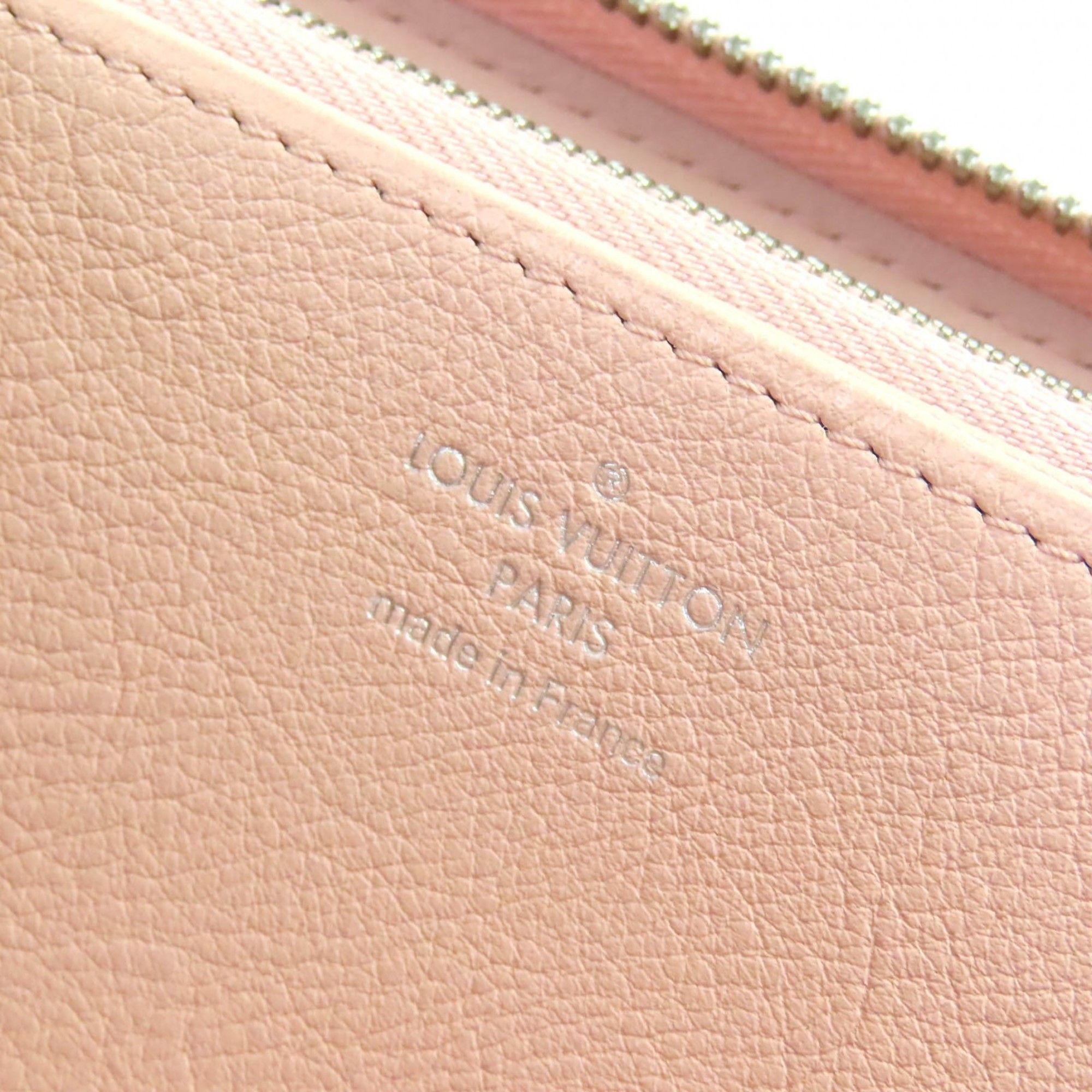 Louis Vuitton LOUIS VUITTON M61868 Mahina Monogram Zippy Wallet, Leather Long Magnolia, with Dust Bag, Made in France, Women's Size ONE SIZE - 8 Thumbnail